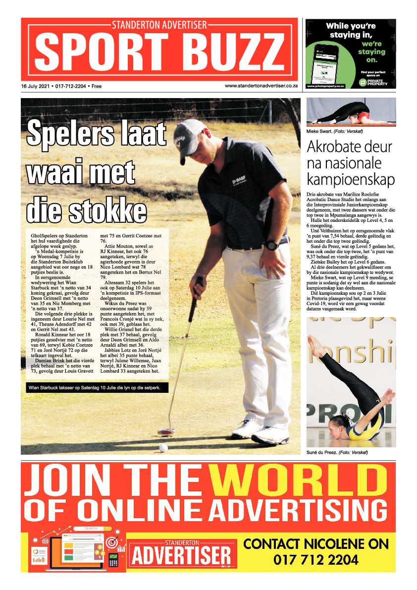 Standerton Advertiser 16 July 2021 page 8