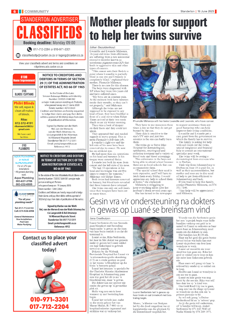 Standerton Advertiser 16 June 2023 page 6