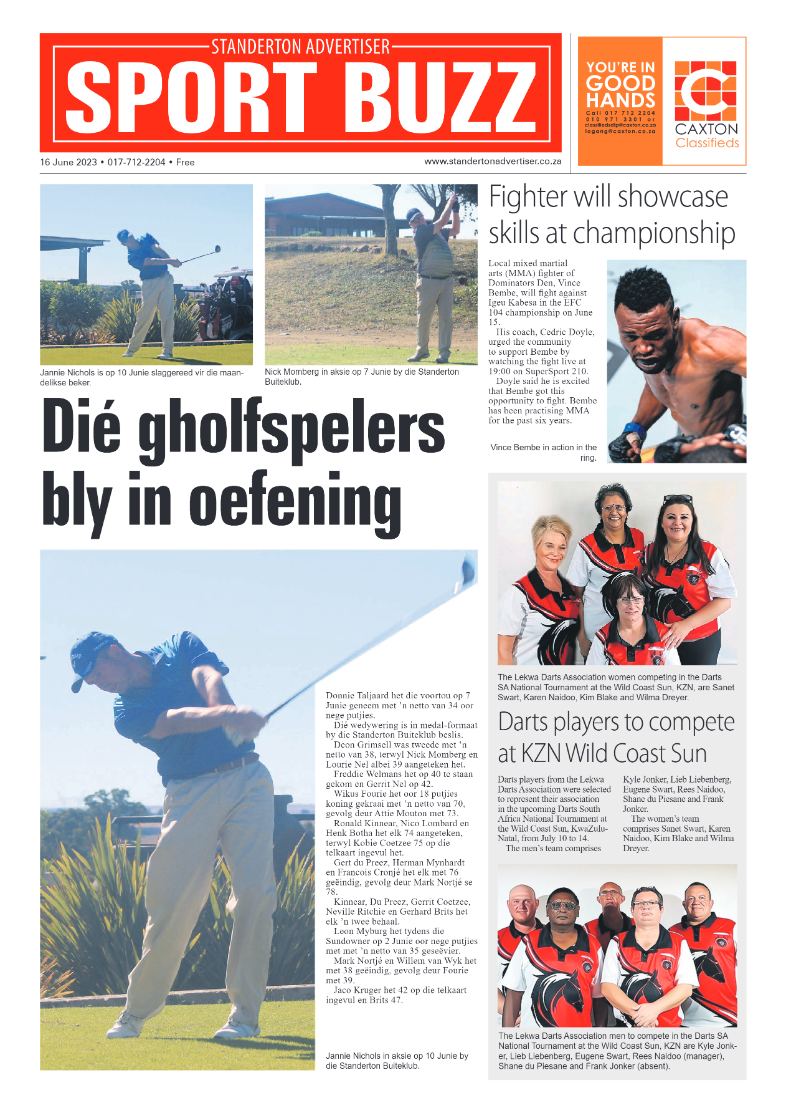 Standerton Advertiser 16 June 2023 page 8