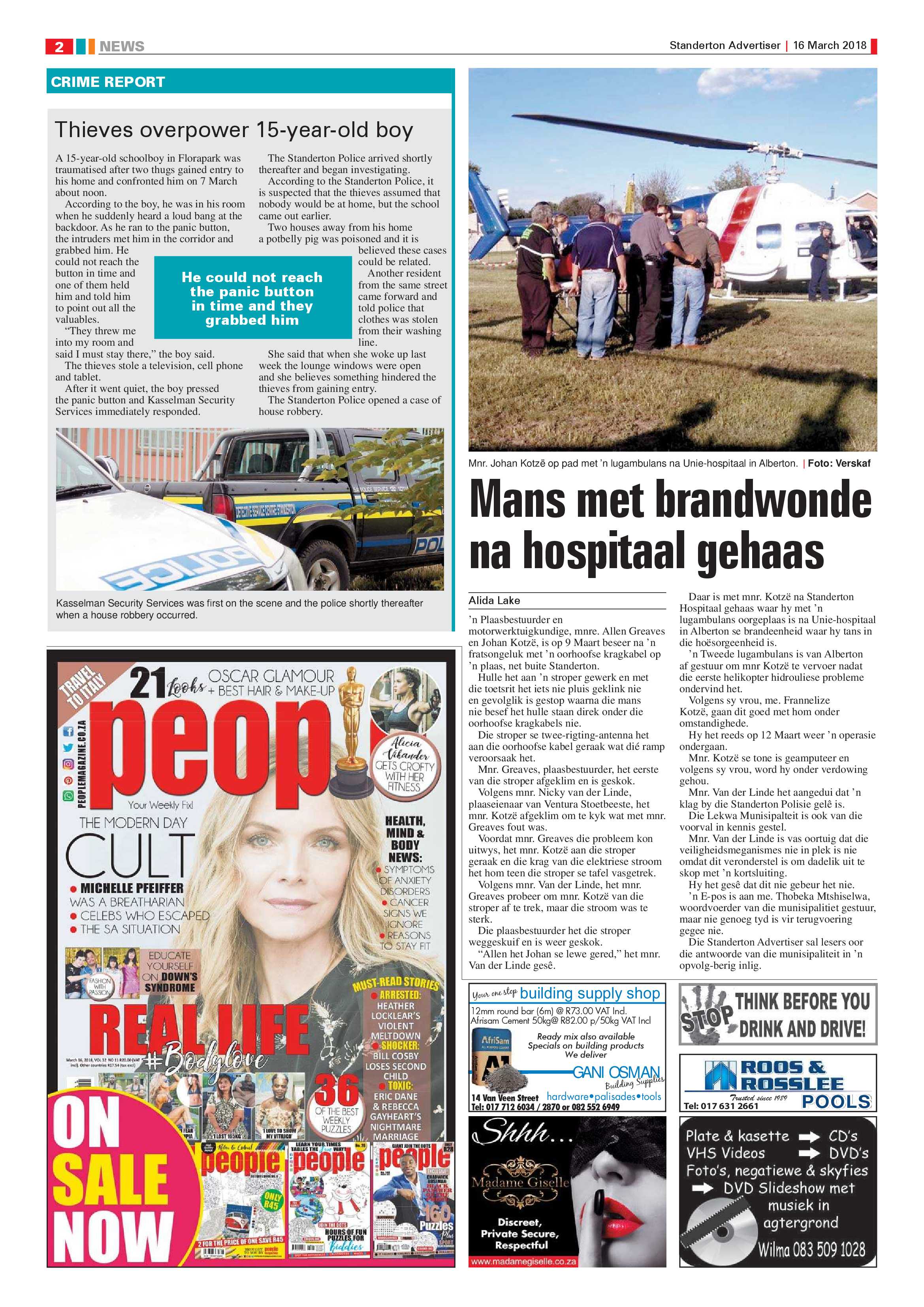 Standerton Advertiser 16 March 2018 page 2