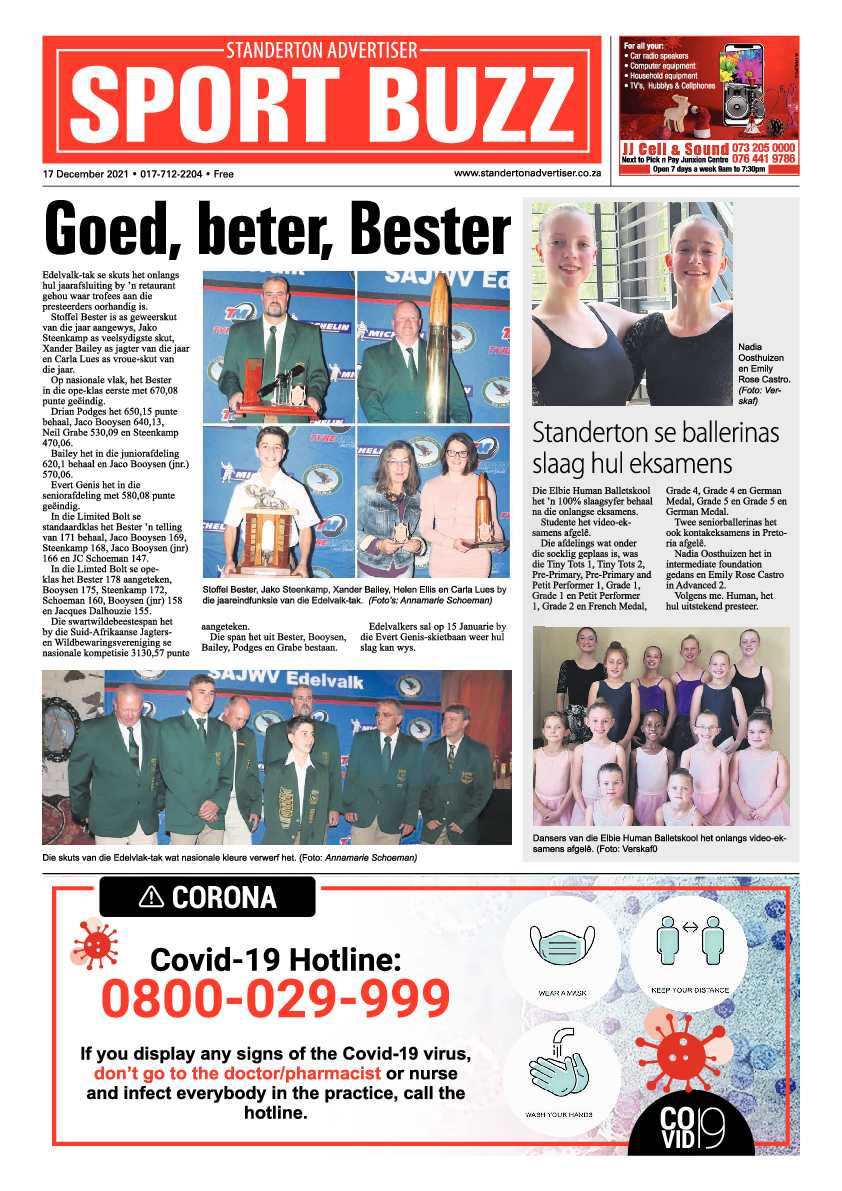 Standerton Advertiser 17 December 2021 page 12