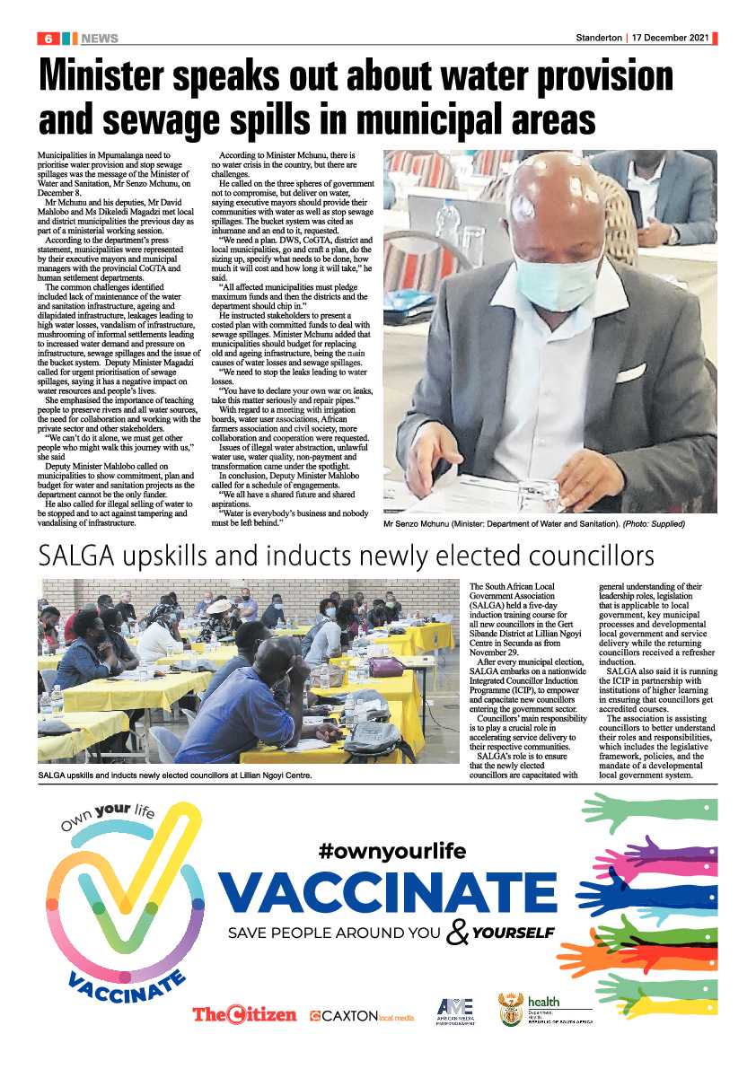 Standerton Advertiser 17 December 2021 page 6