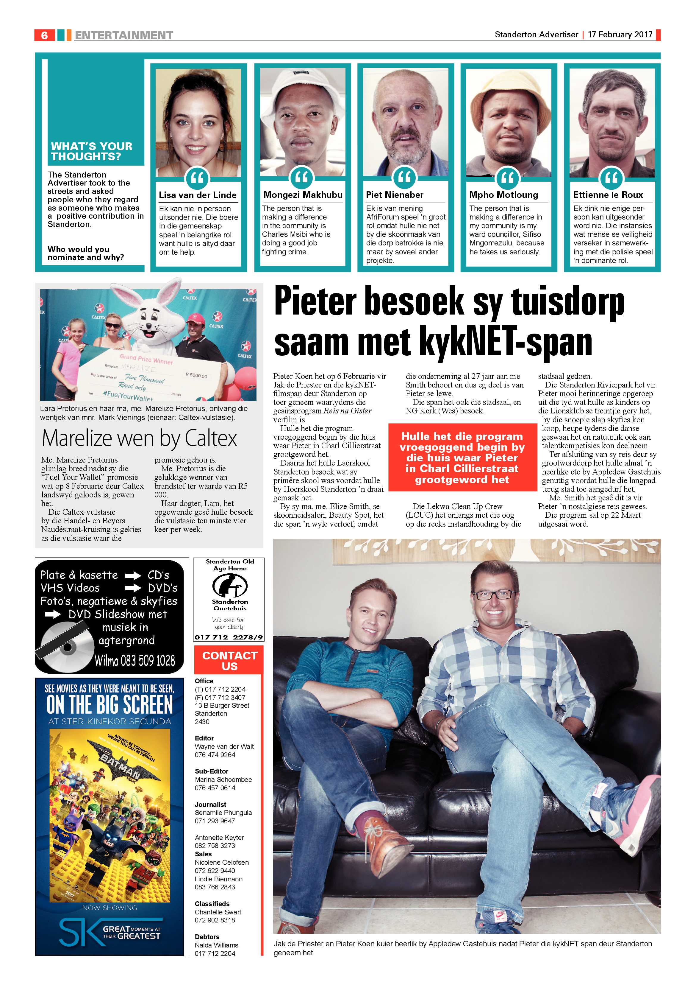 Standerton Advertiser 17 February 2017 page 6