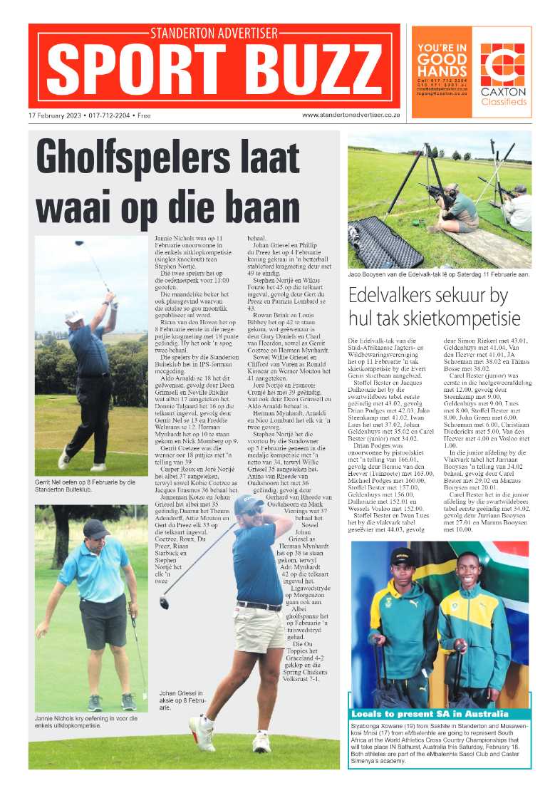 Standerton Advertiser 17 February 2023 page 8