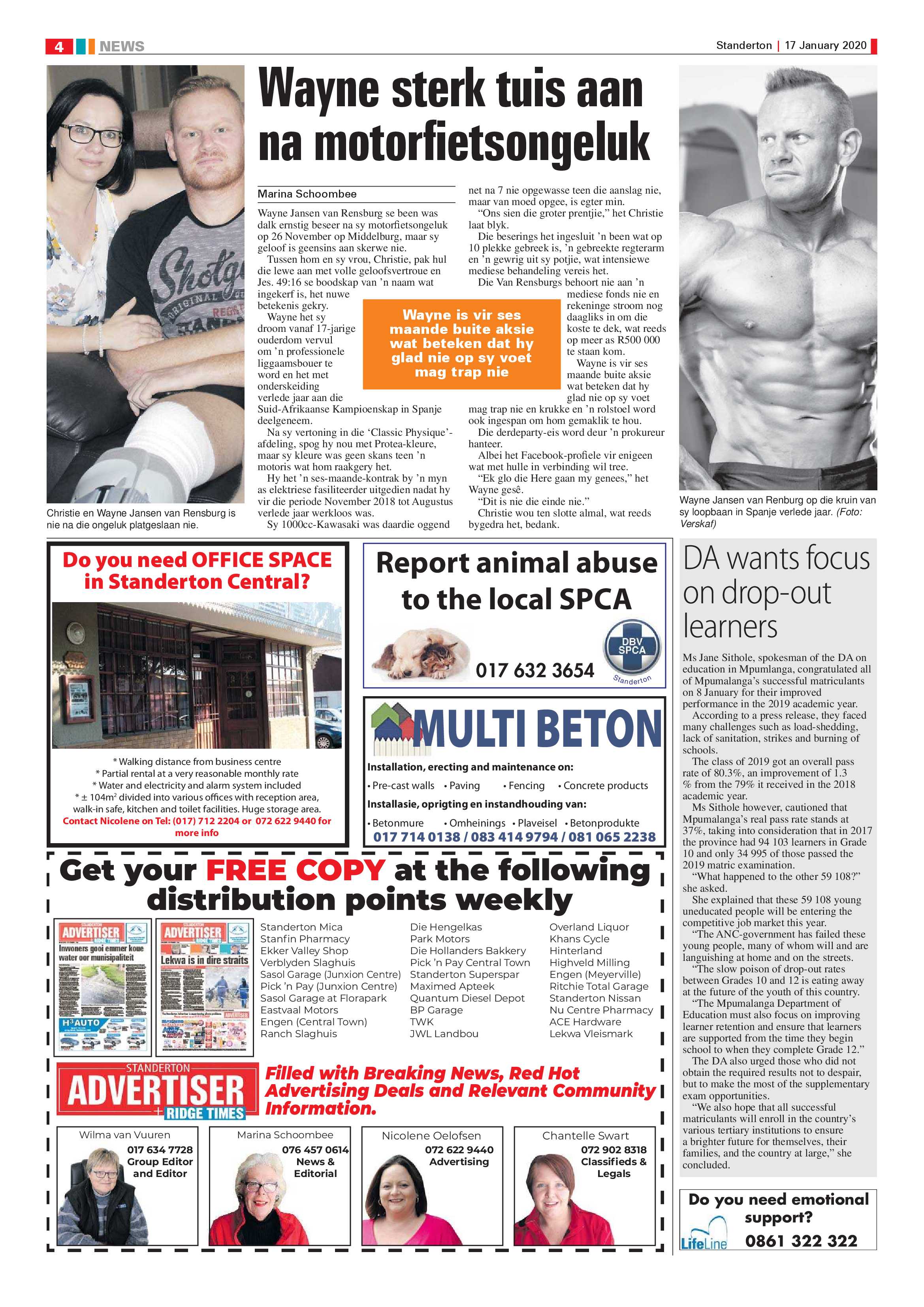 Standerton Advertiser 17 January 2020 page 4