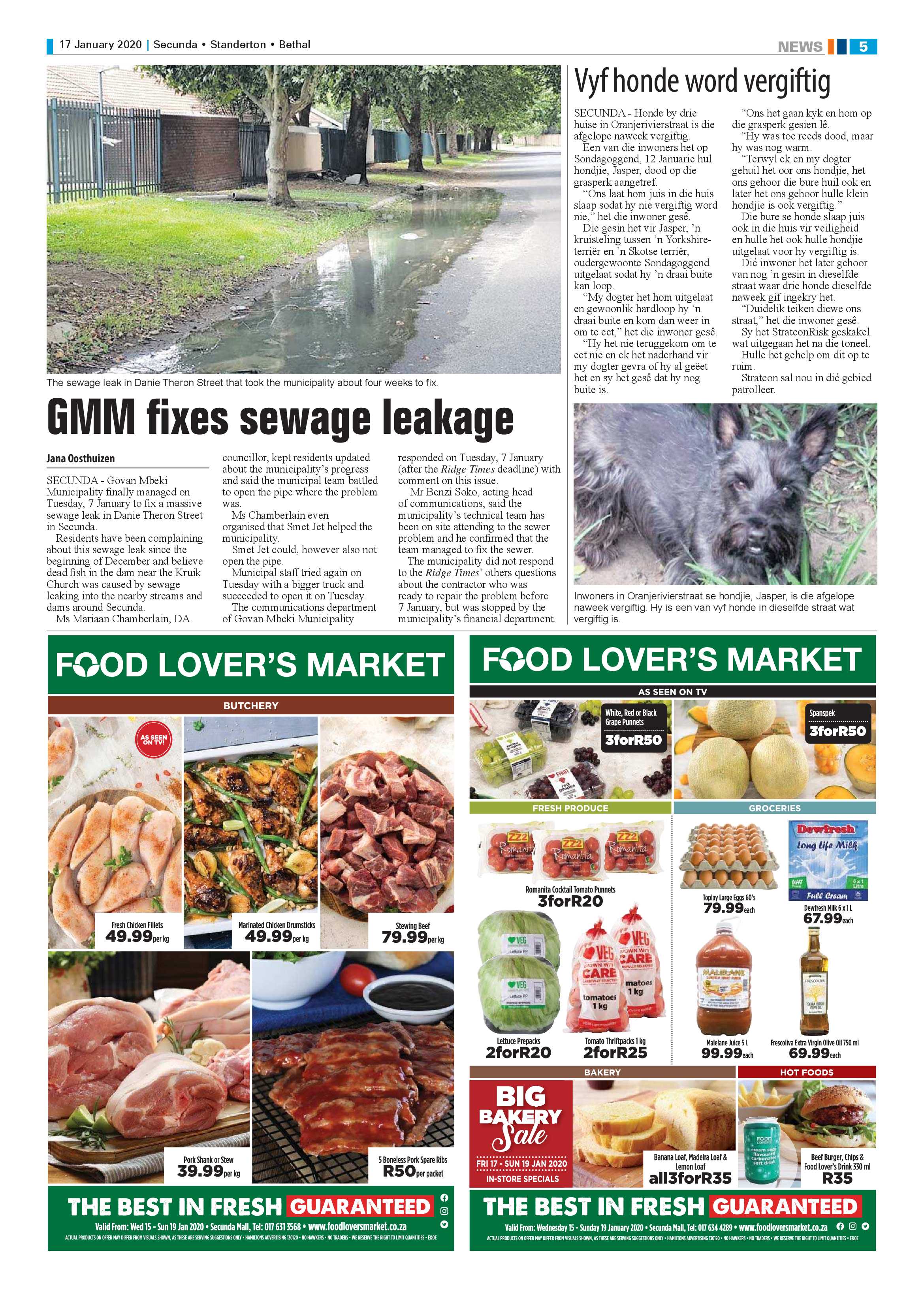 Standerton Advertiser 17 January 2020 page 5