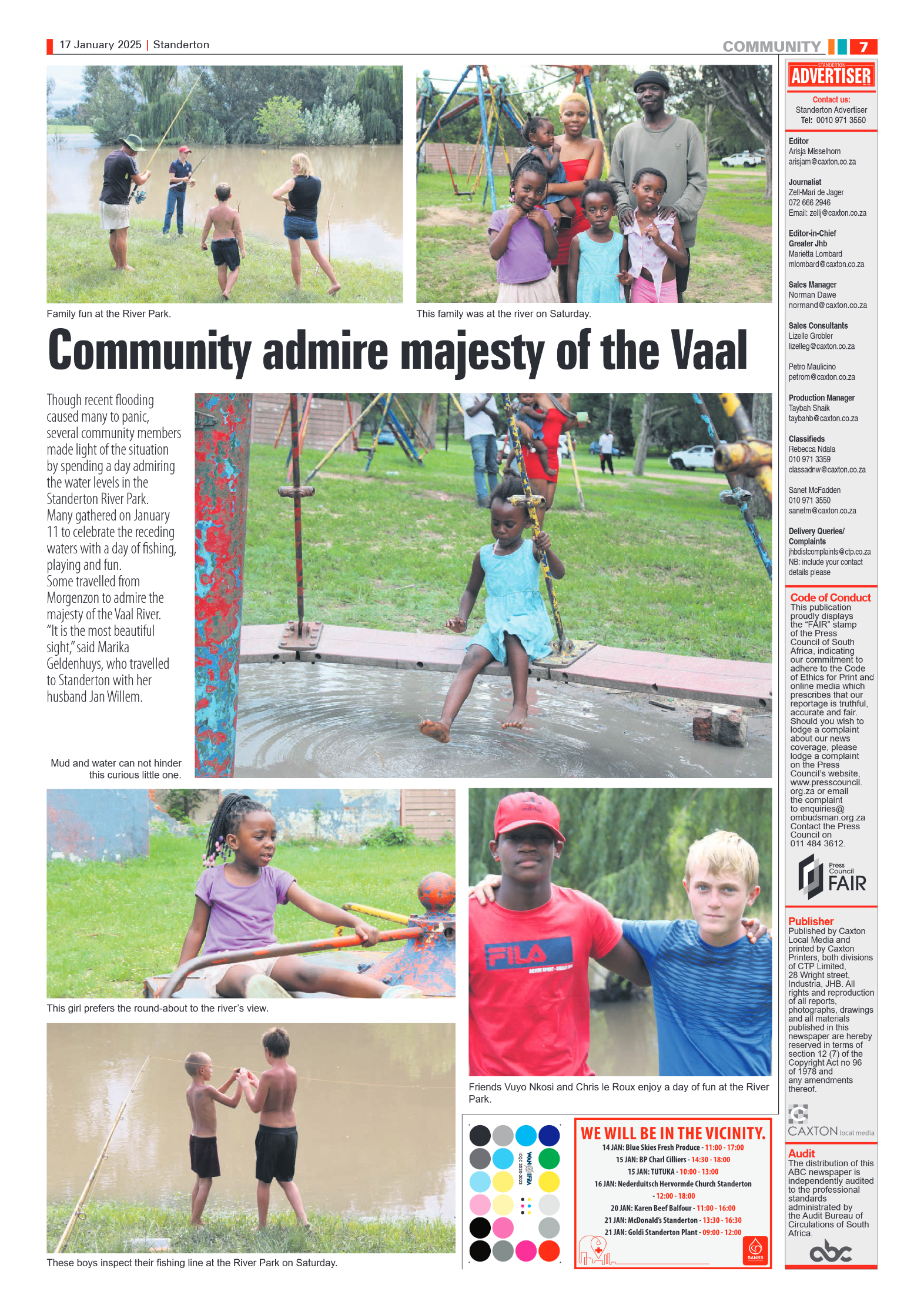 Standerton Advertiser 17 January 2025 page 7
