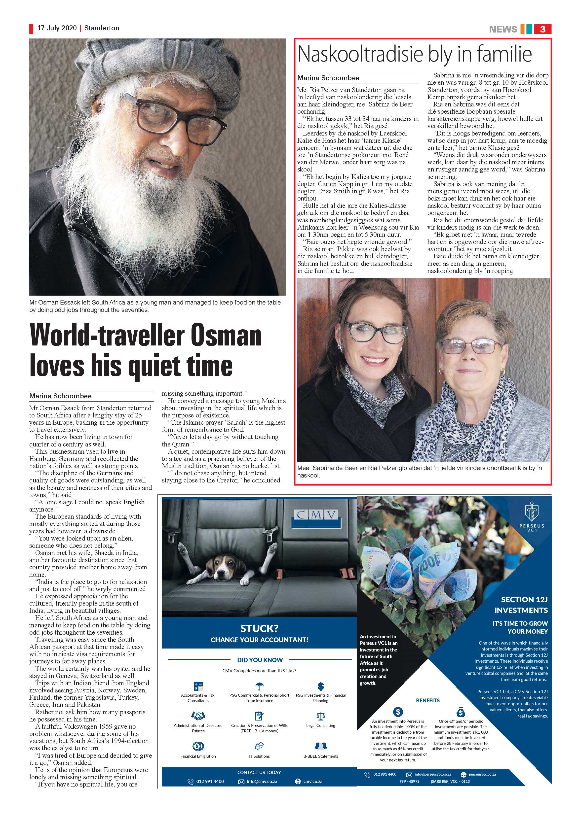 Standerton Advertiser 17 July 2020 page 3