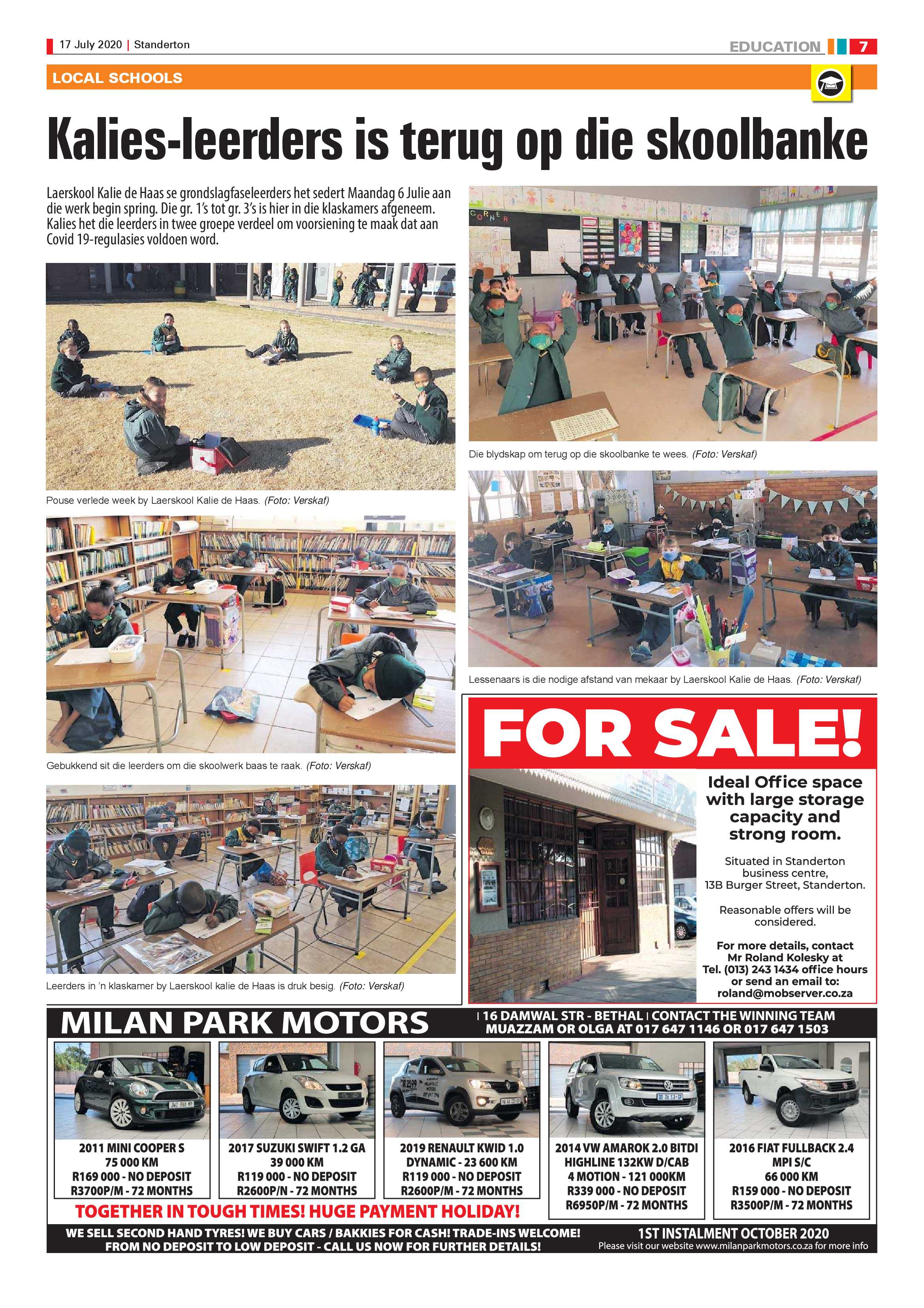 Standerton Advertiser 17 July 2020 page 7