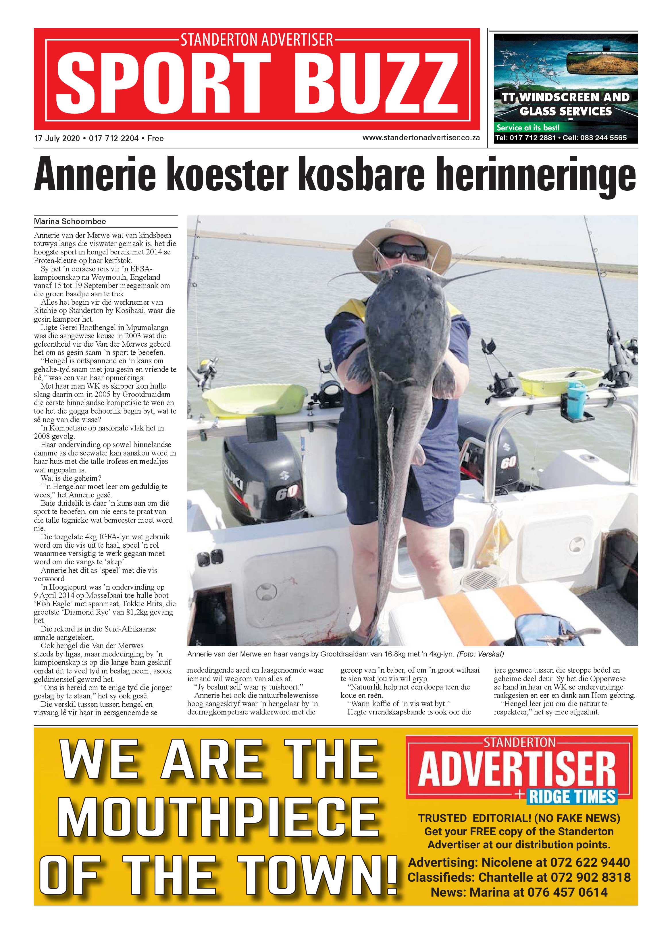 Standerton Advertiser 17 July 2020 page 8