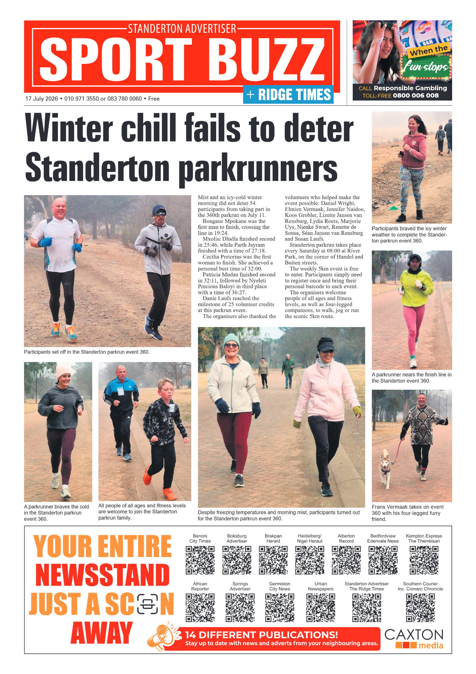 Standerton Advertiser 17 July 2026 page 11