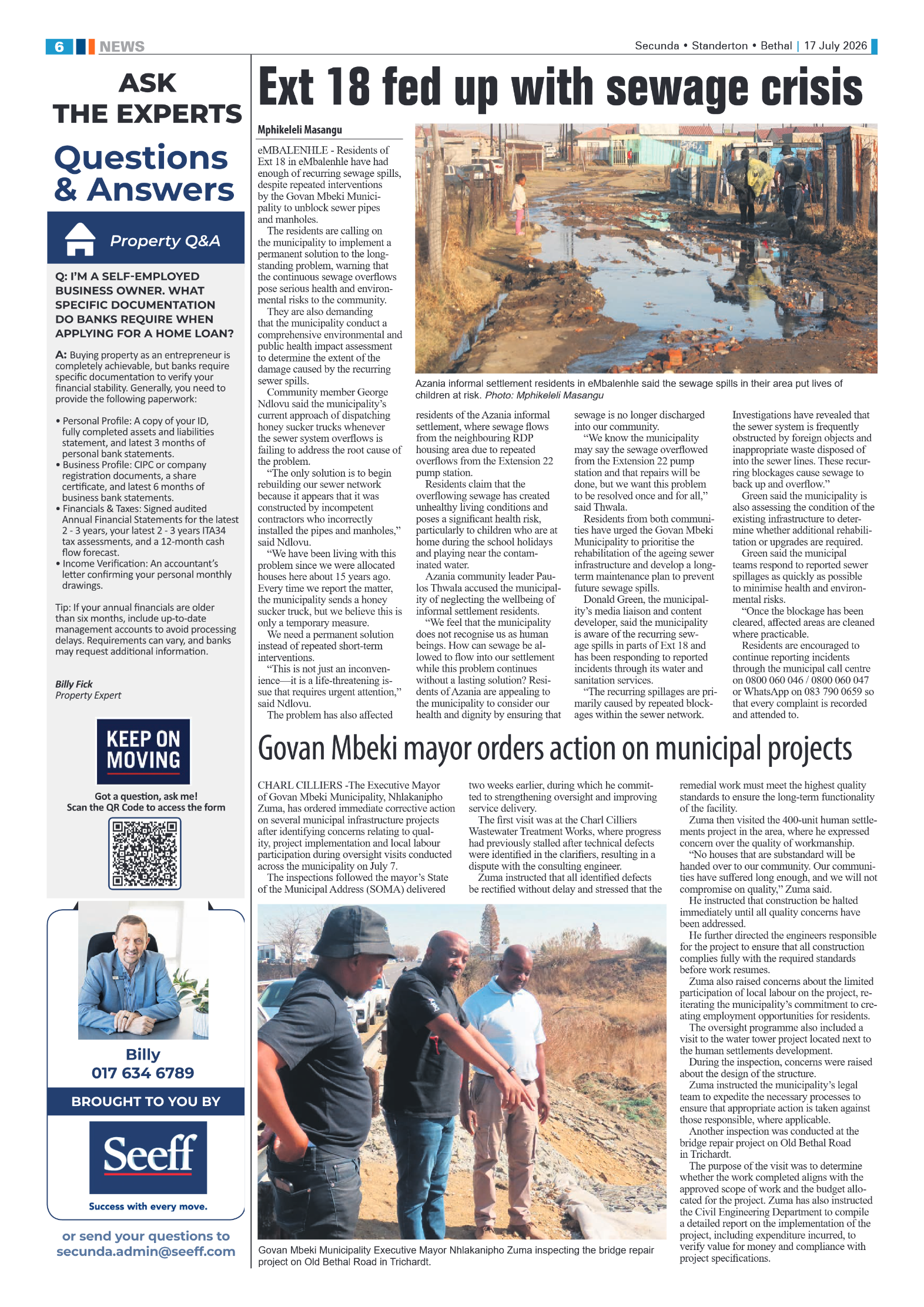 Standerton Advertiser 17 July 2026 page 6
