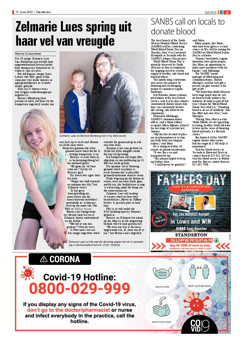 Standerton Advertiser 17 June 2022 page 3