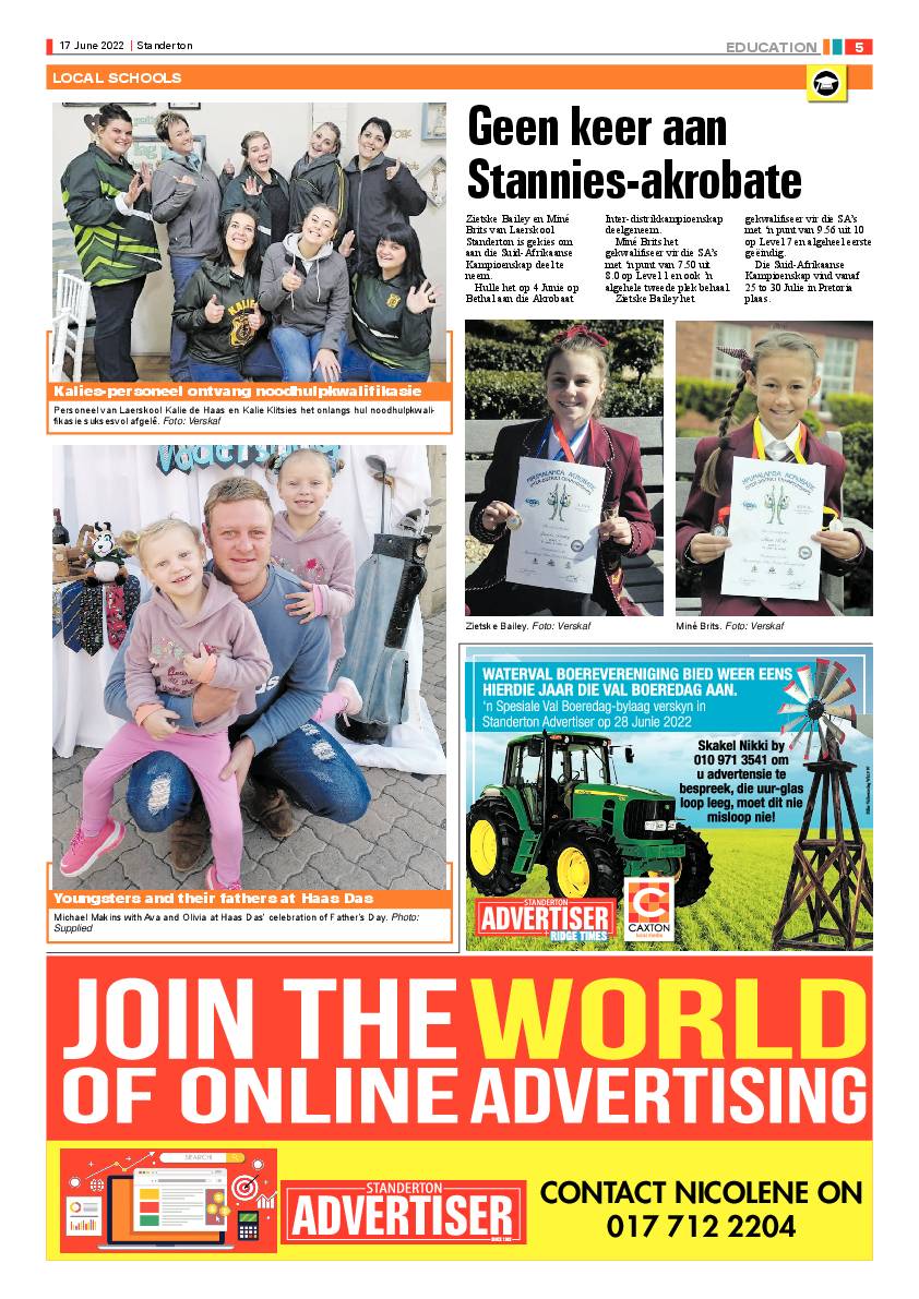 Standerton Advertiser 17 June 2022 page 5