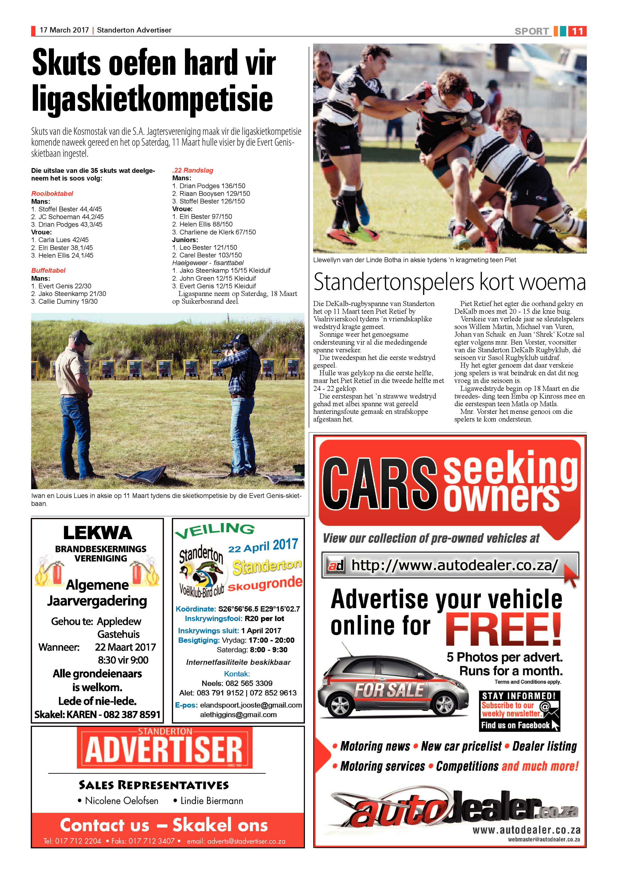 Standerton Advertiser 17 March 2017 page 10