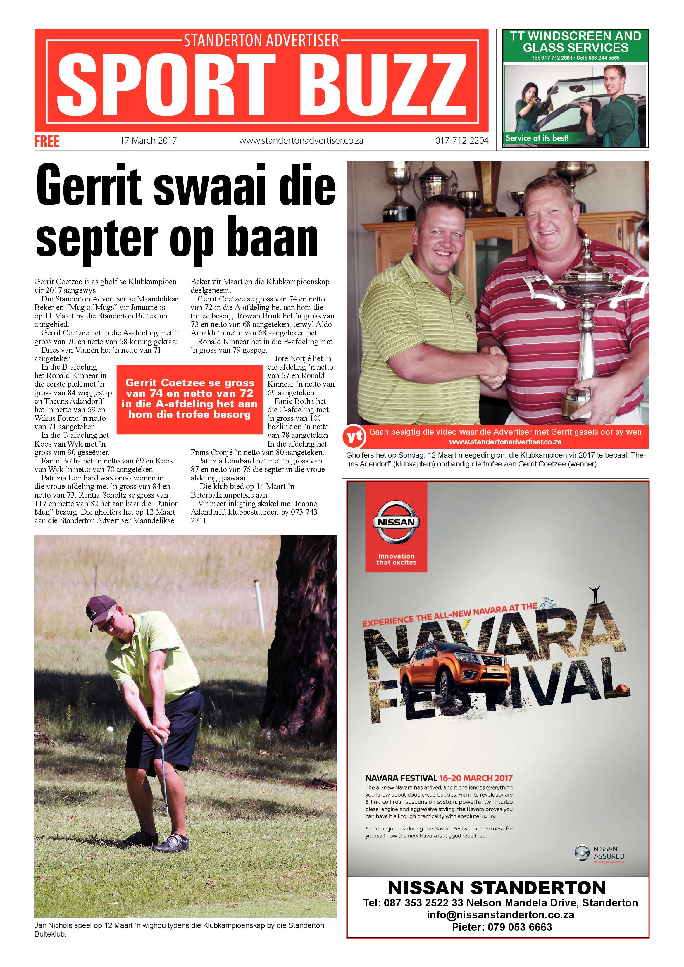 Standerton Advertiser 17 March 2017 page 11