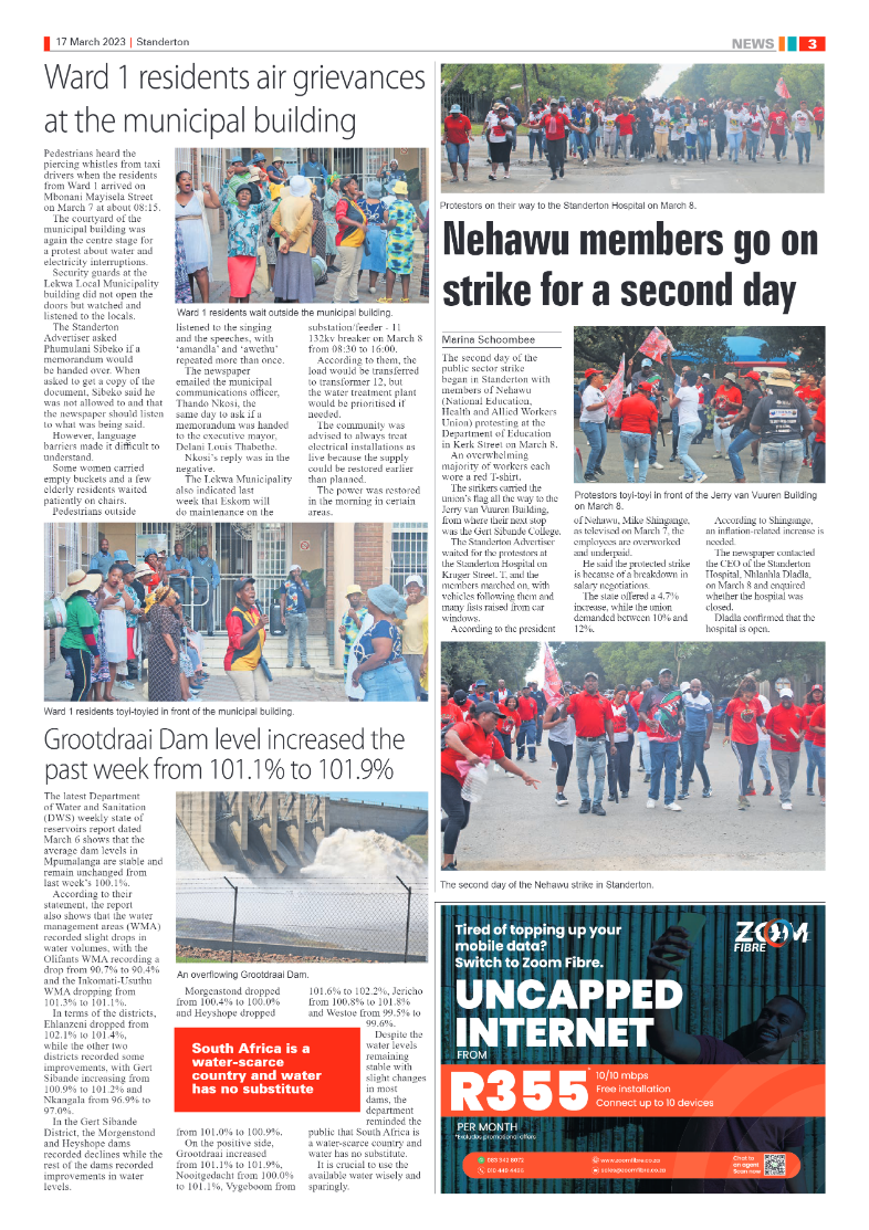 Standerton Advertiser 17 March 2023 page 3