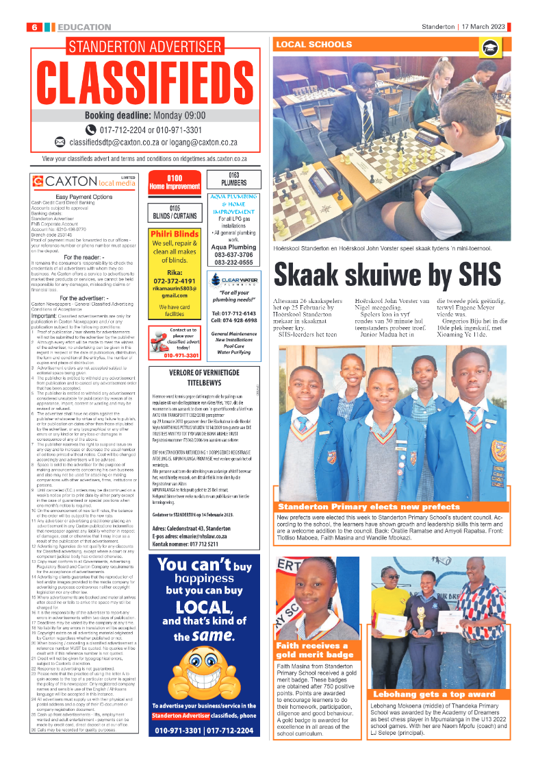 Standerton Advertiser 17 March 2023 page 6