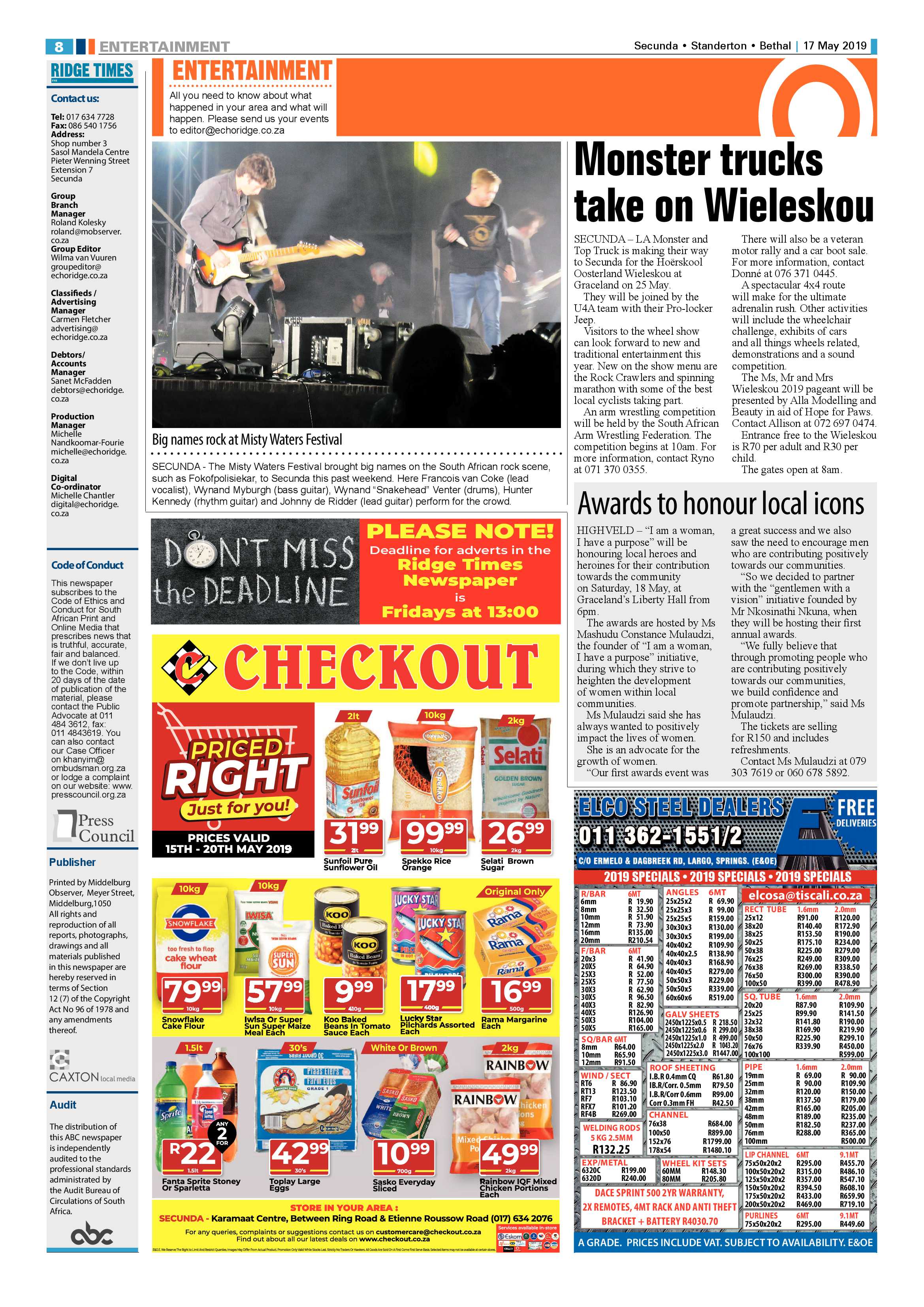 Standerton Advertiser 17 May 2019 page 12