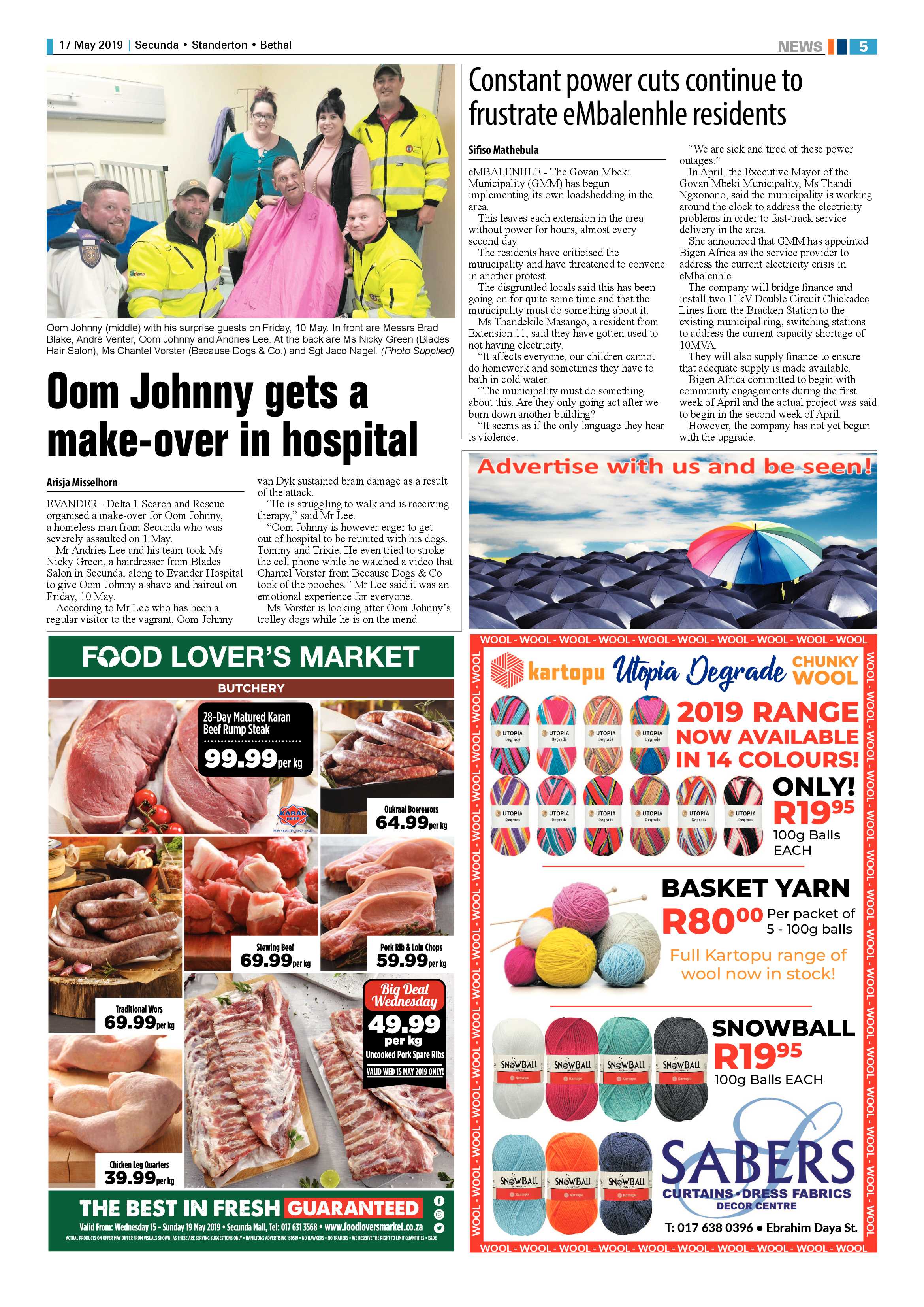 Standerton Advertiser 17 May 2019 page 9