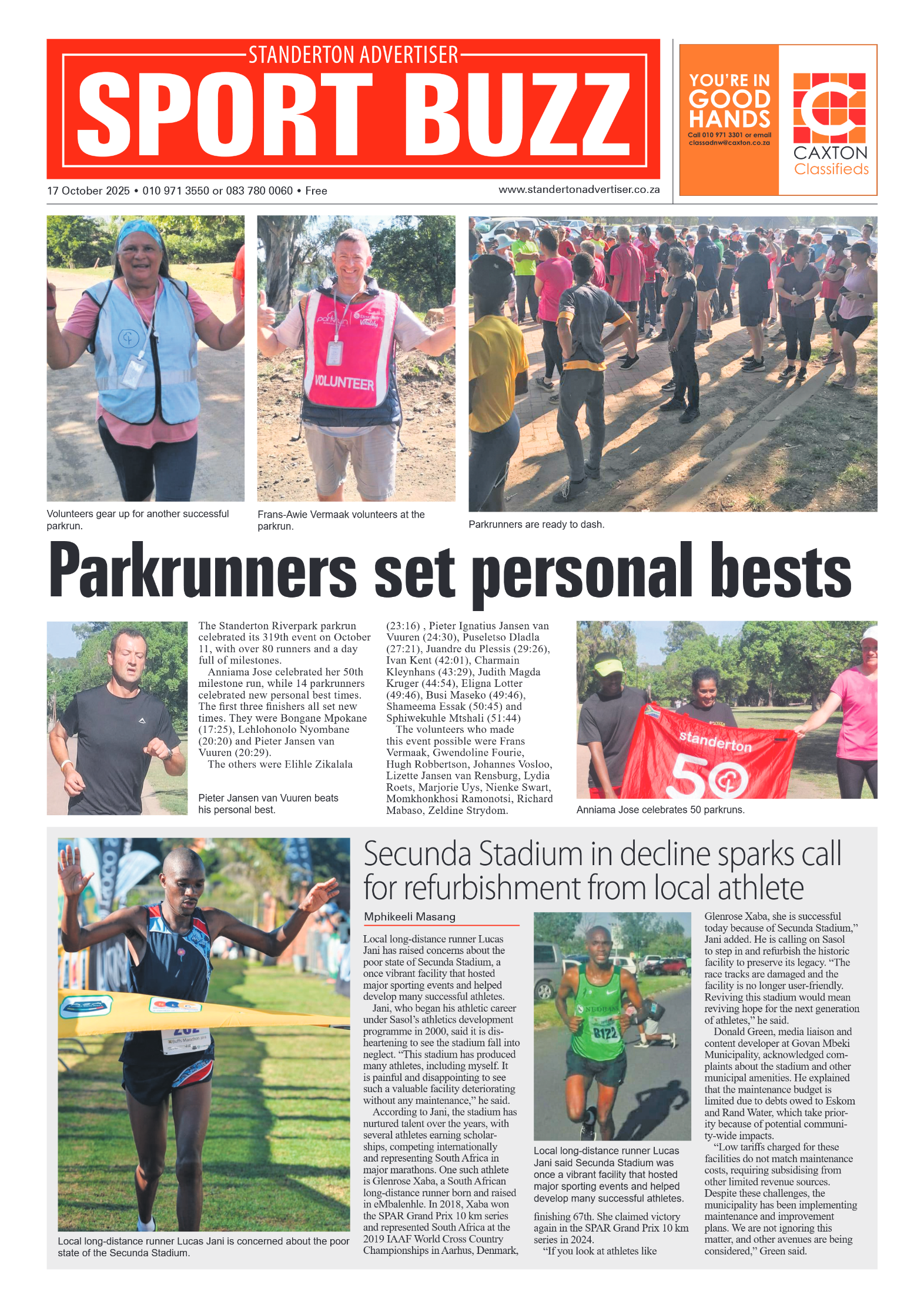 Standerton Advertiser 17 October 2025 page 8