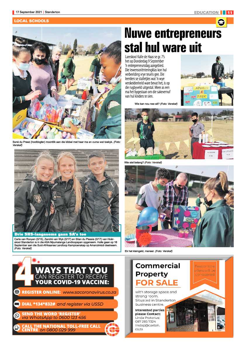 Standerton Advertiser 17 September 2021 page 11