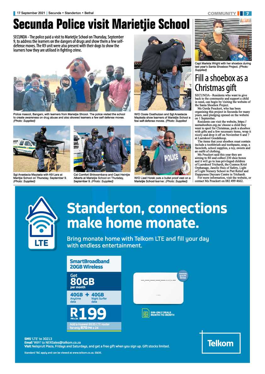 Standerton Advertiser 17 September 2021 page 7