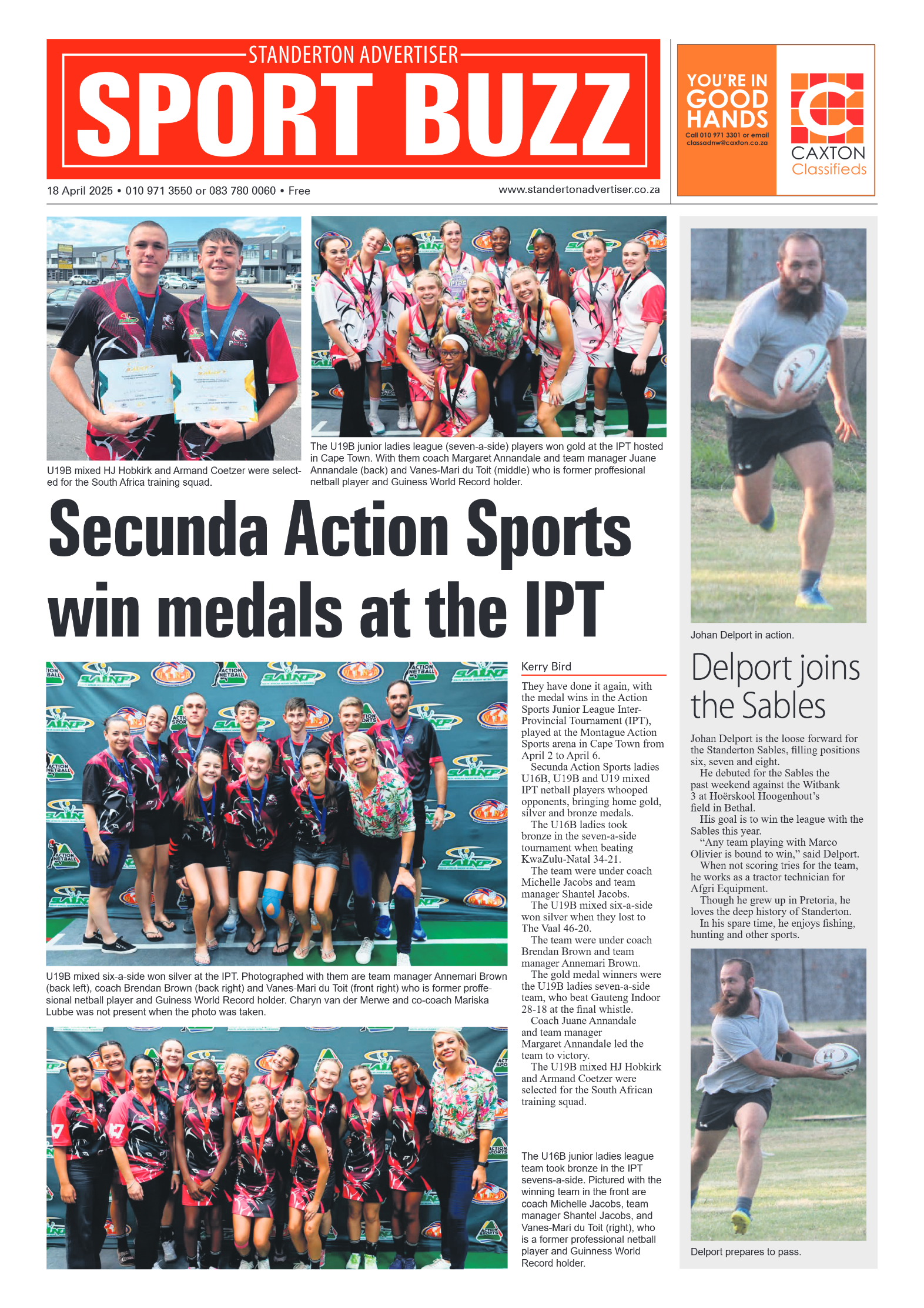 Standerton Advertiser 18 April 2025 page 8