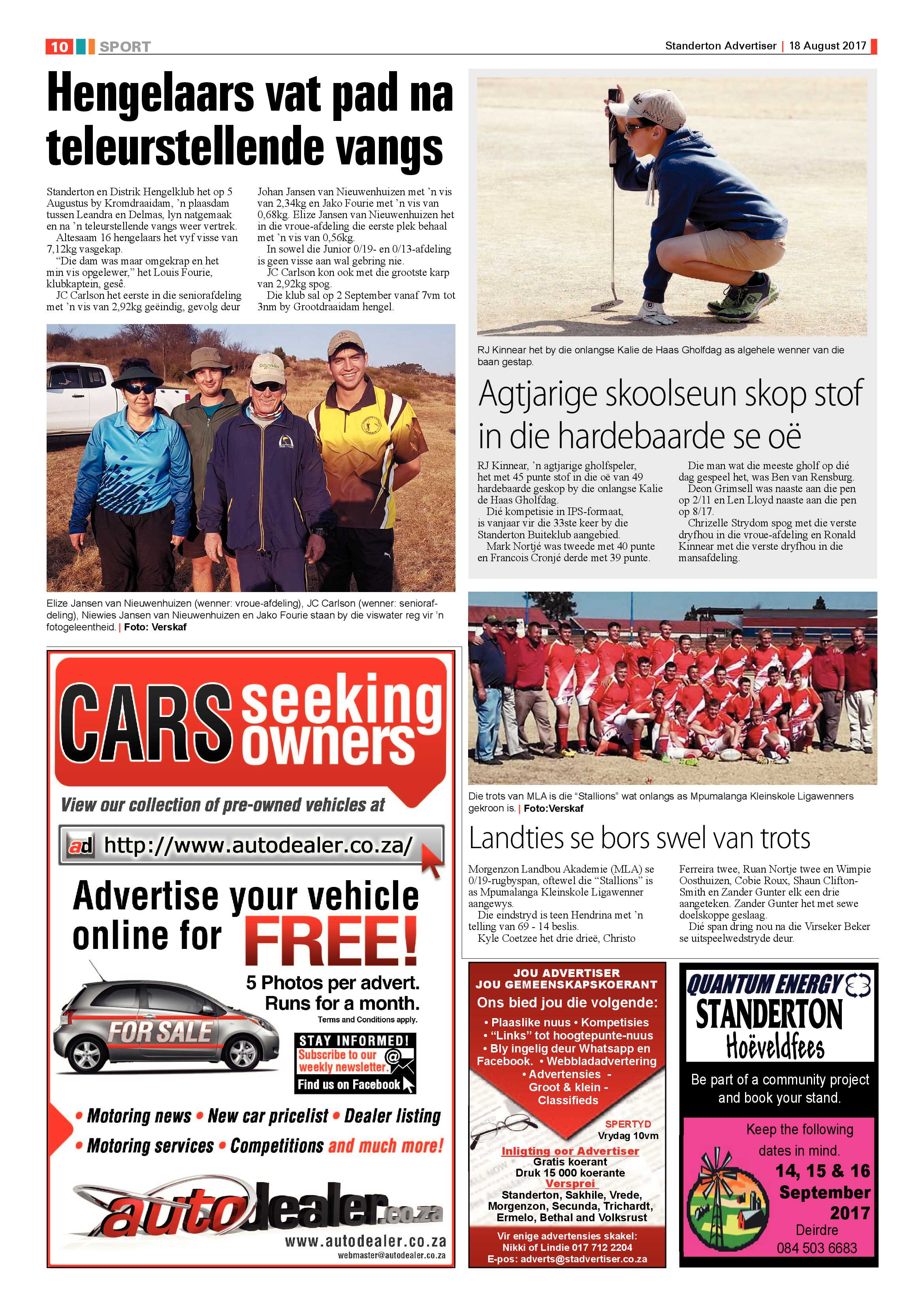 Standerton Advertiser 18 August 2017 page 10