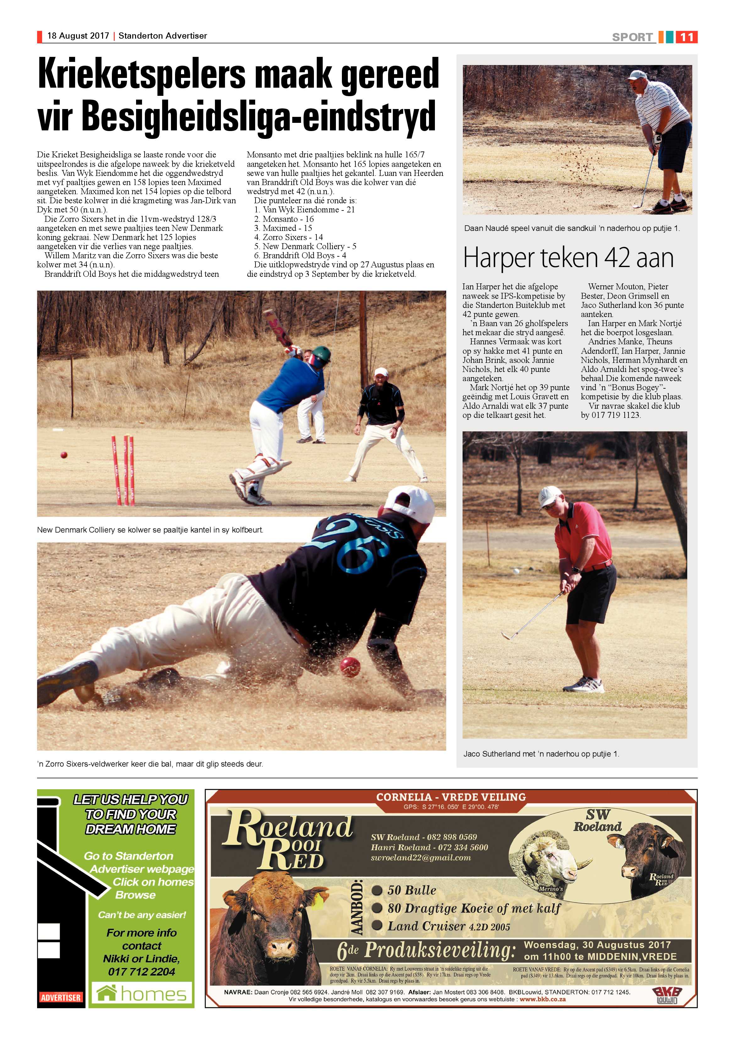 Standerton Advertiser 18 August 2017 page 11
