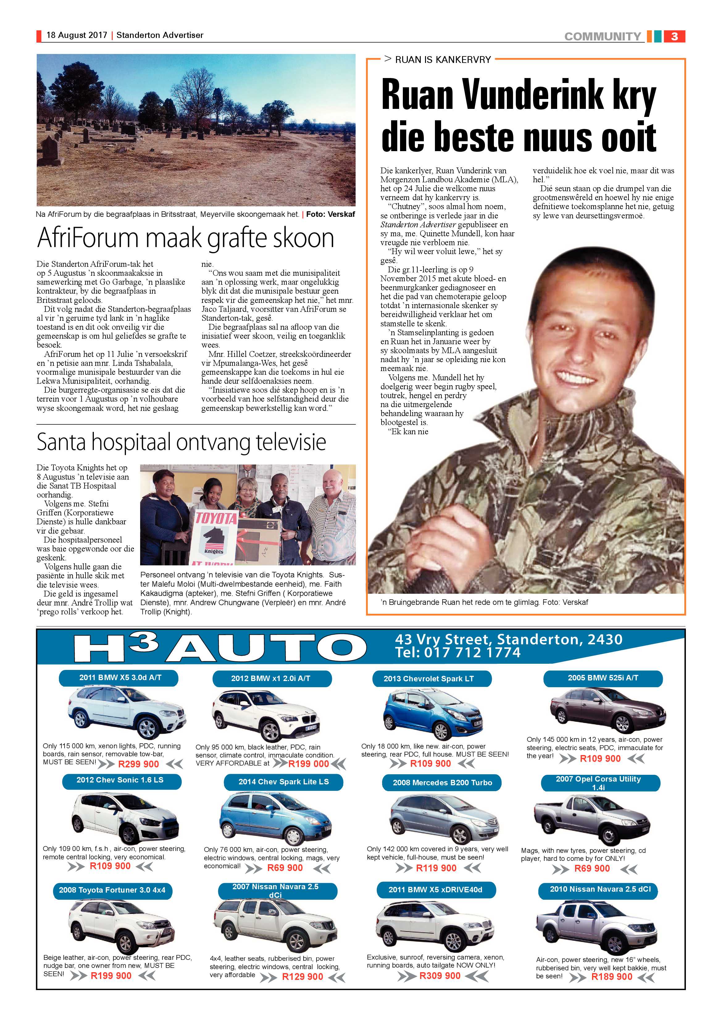 Standerton Advertiser 18 August 2017 page 3