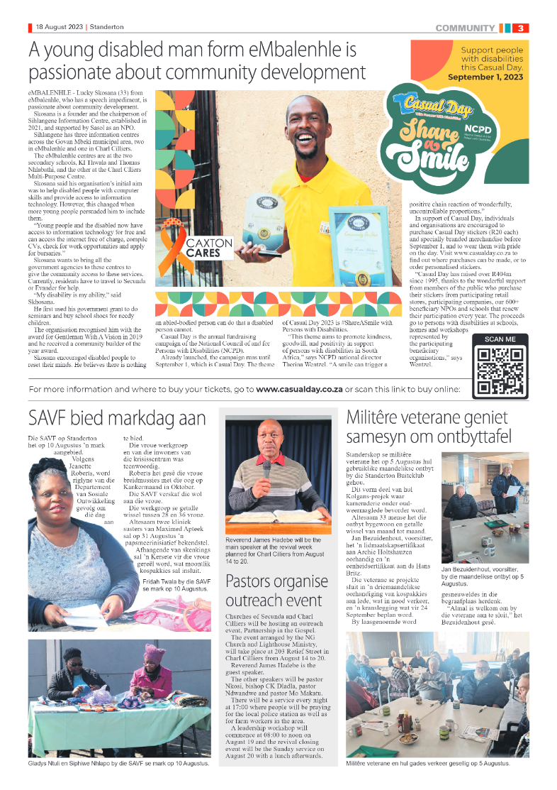 Standerton Advertiser 18 August 2023 page 3