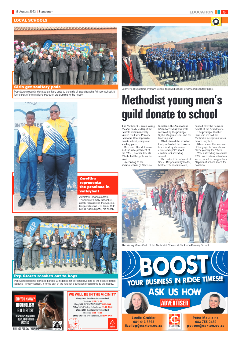Standerton Advertiser 18 August 2023 page 5