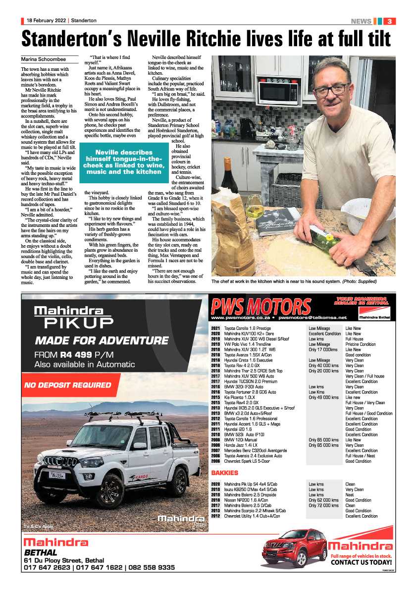 Standerton Advertiser 18 February 2022 page 3