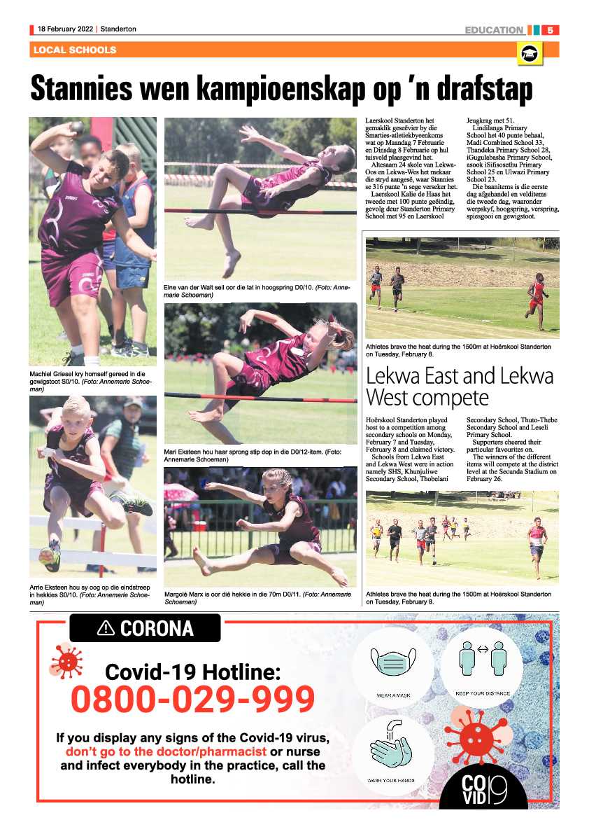 Standerton Advertiser 18 February 2022 page 5