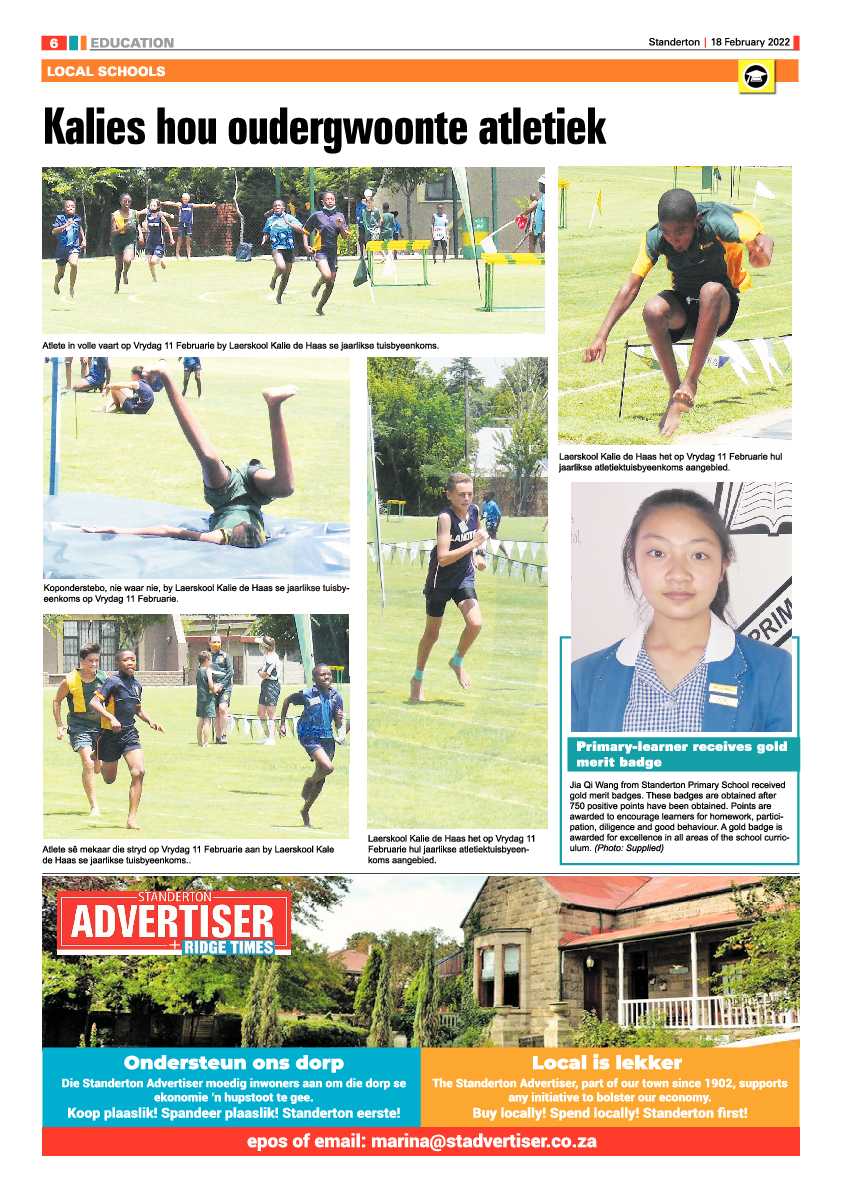 Standerton Advertiser 18 February 2022 page 6