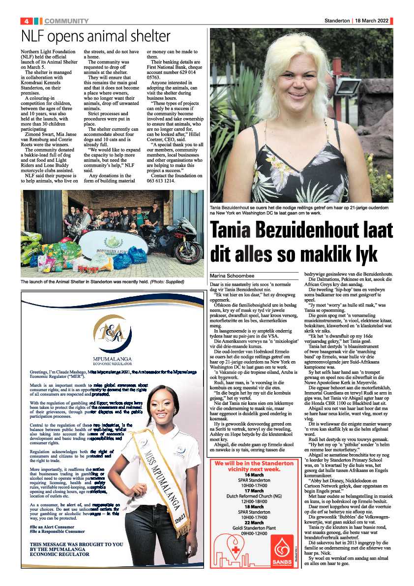Standerton Advertiser 18 March 2022 page 4