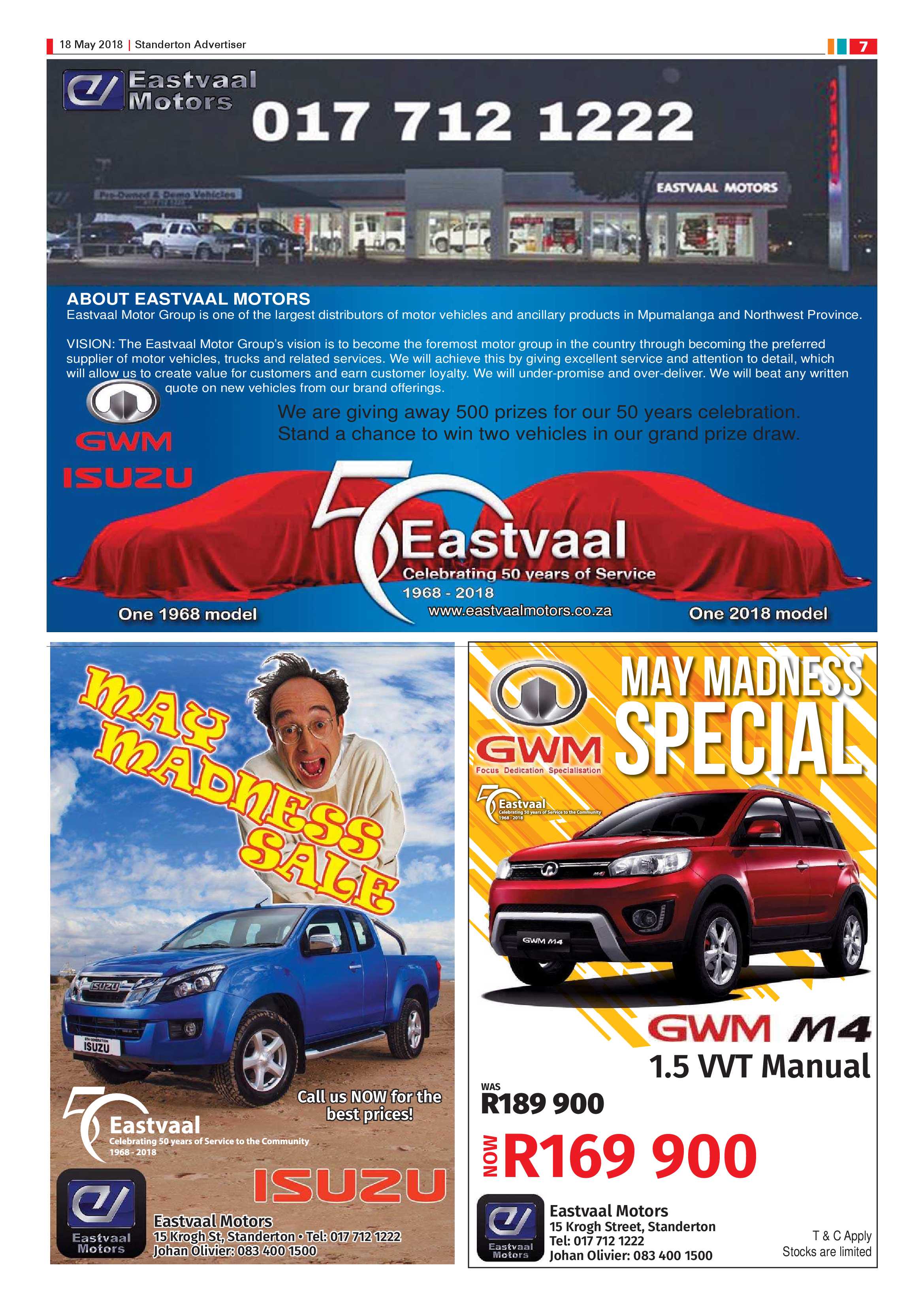 Standerton Advertiser 18 May 2018 page 7
