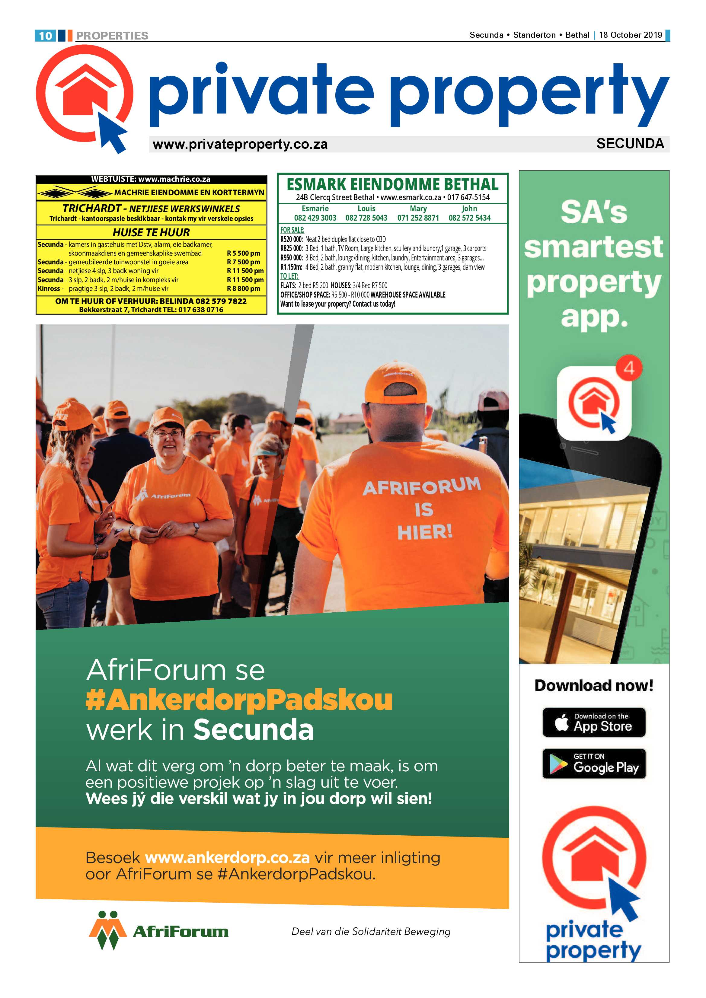 Standerton Advertiser 18 October 2019 page 10