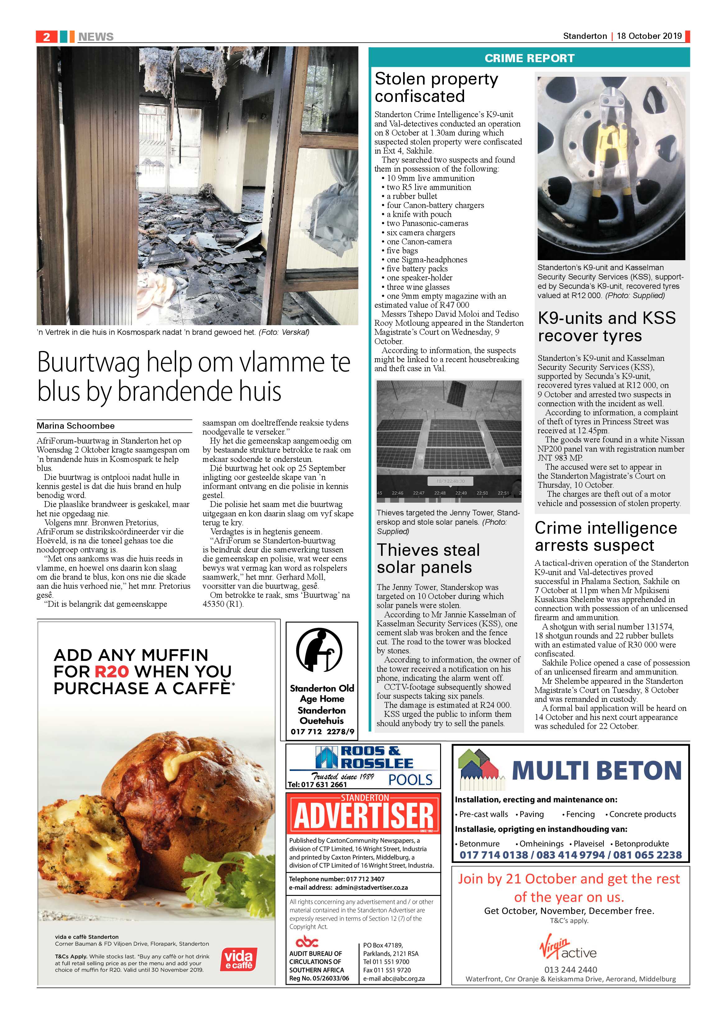 Standerton Advertiser 18 October 2019 page 2