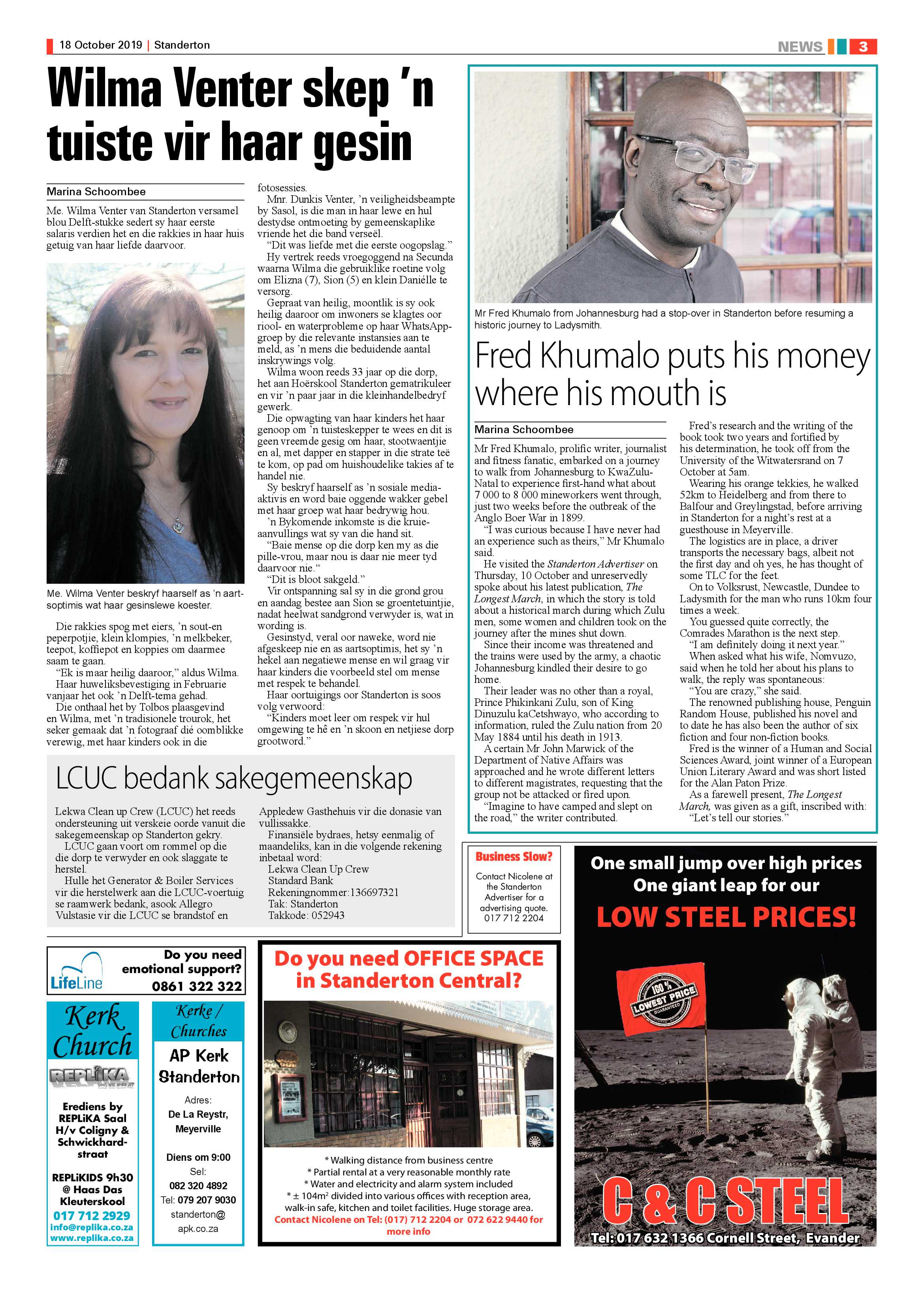 Standerton Advertiser 18 October 2019 page 3