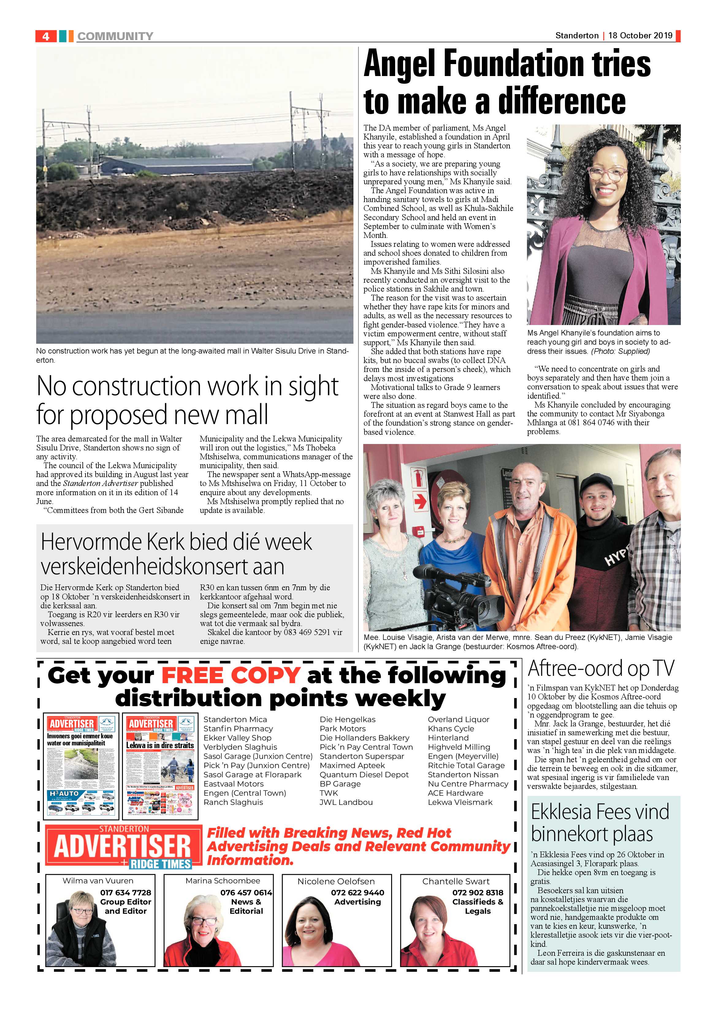 Standerton Advertiser 18 October 2019 page 4