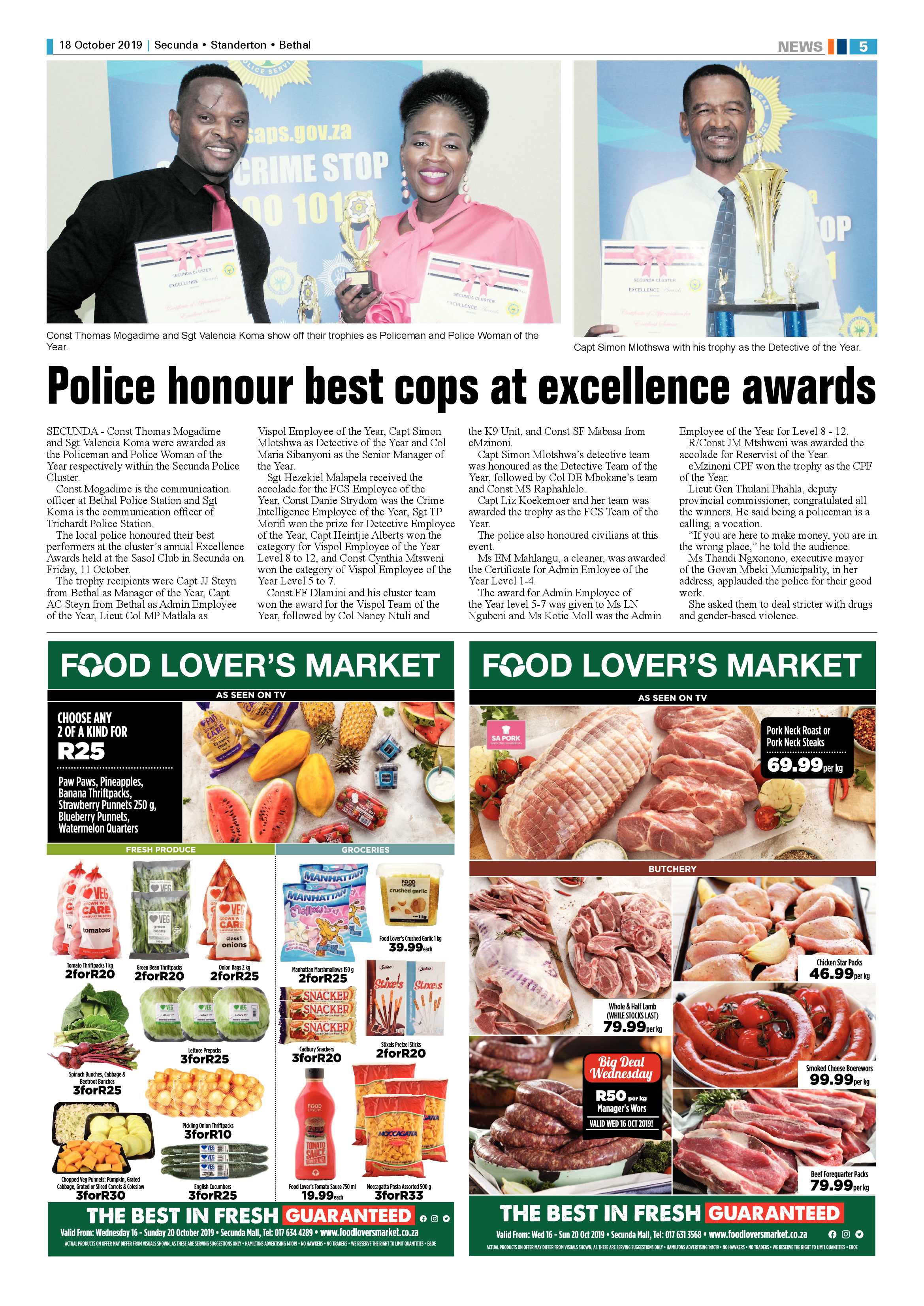 Standerton Advertiser 18 October 2019 page 5
