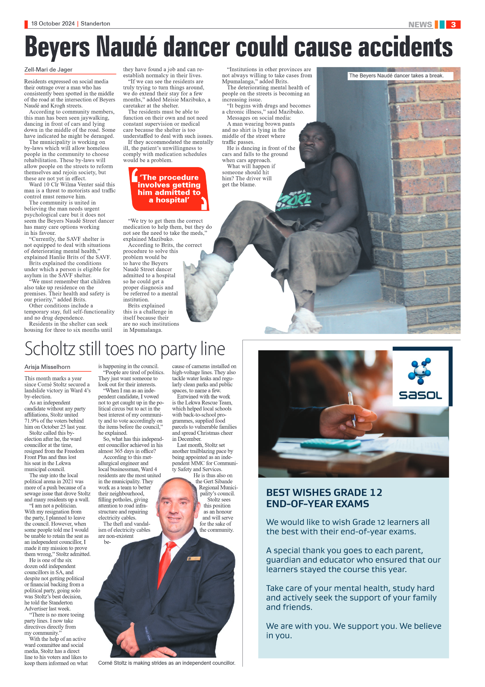 Standerton Advertiser 18 October 2024 page 3