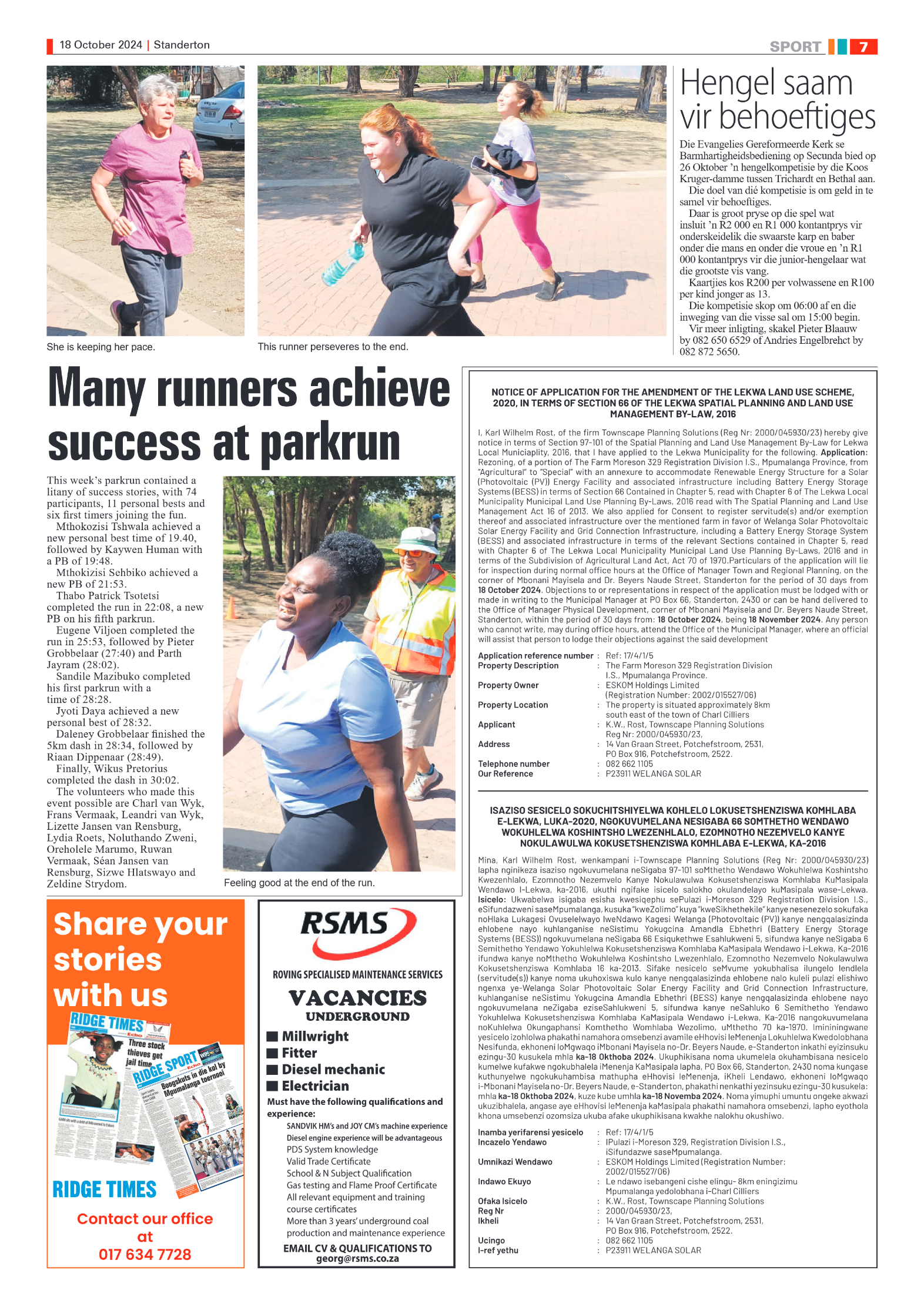 Standerton Advertiser 18 October 2024 page 7