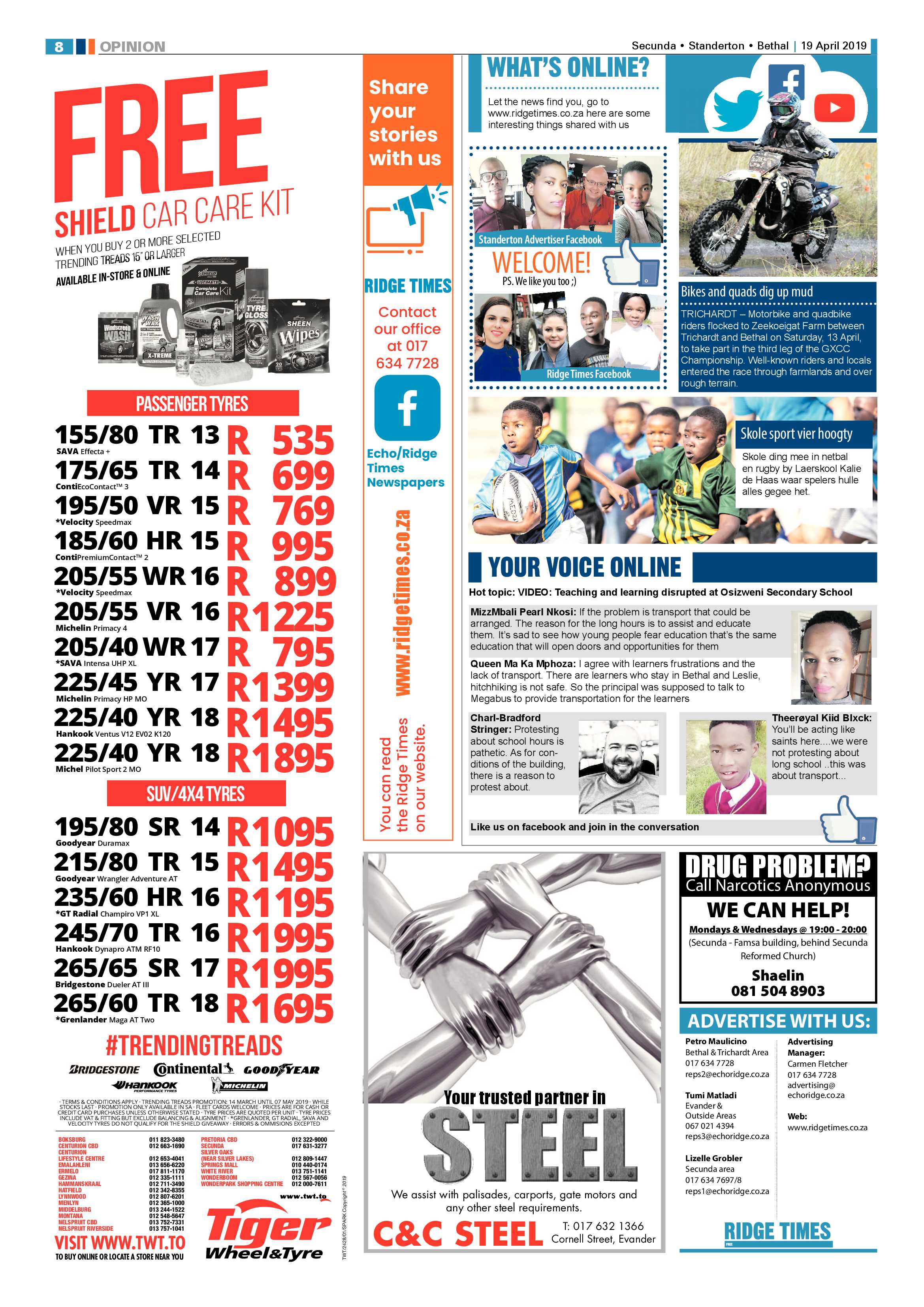 Standerton Advertiser 19 April 2019 page 14