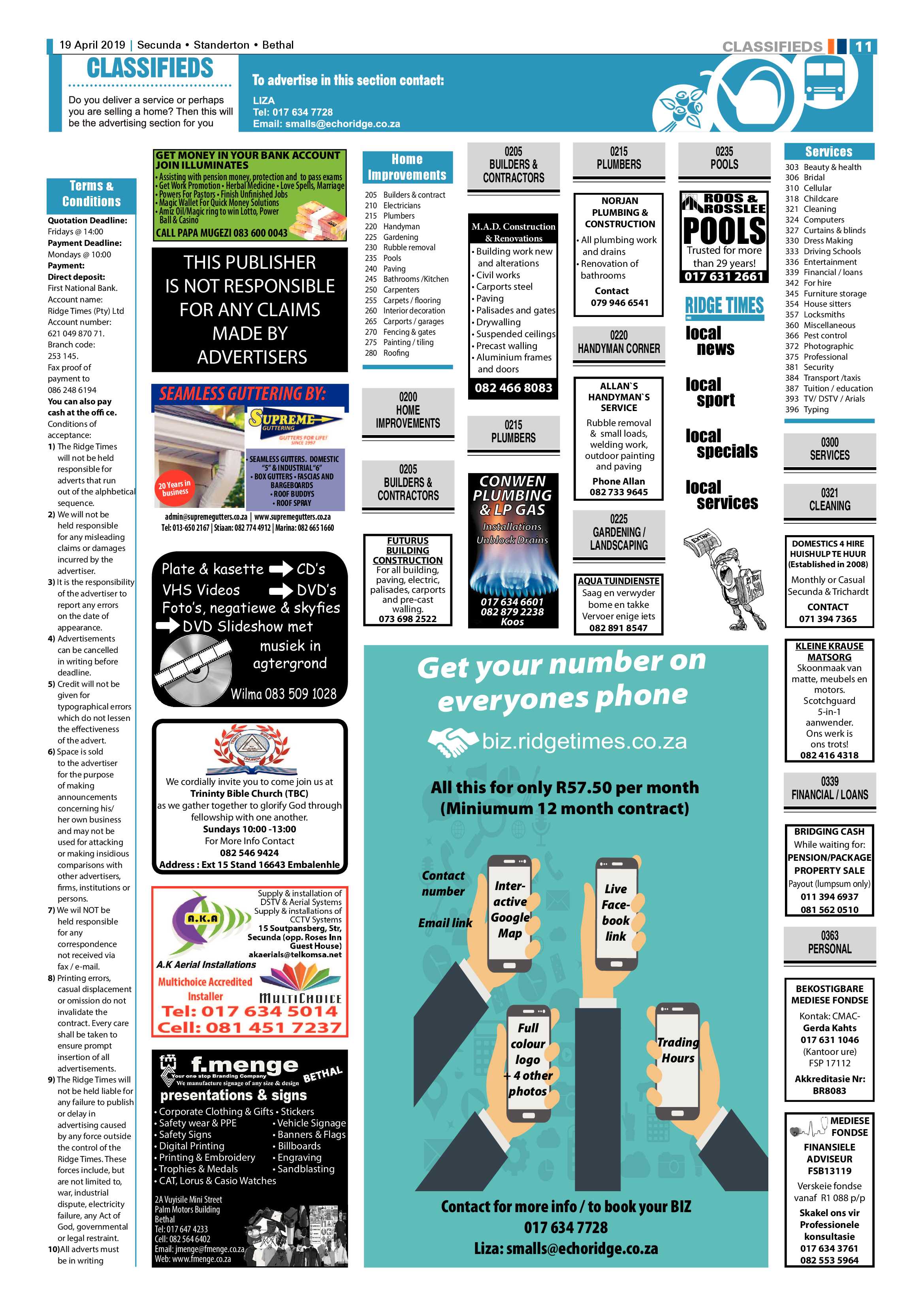 Standerton Advertiser 19 April 2019 page 17
