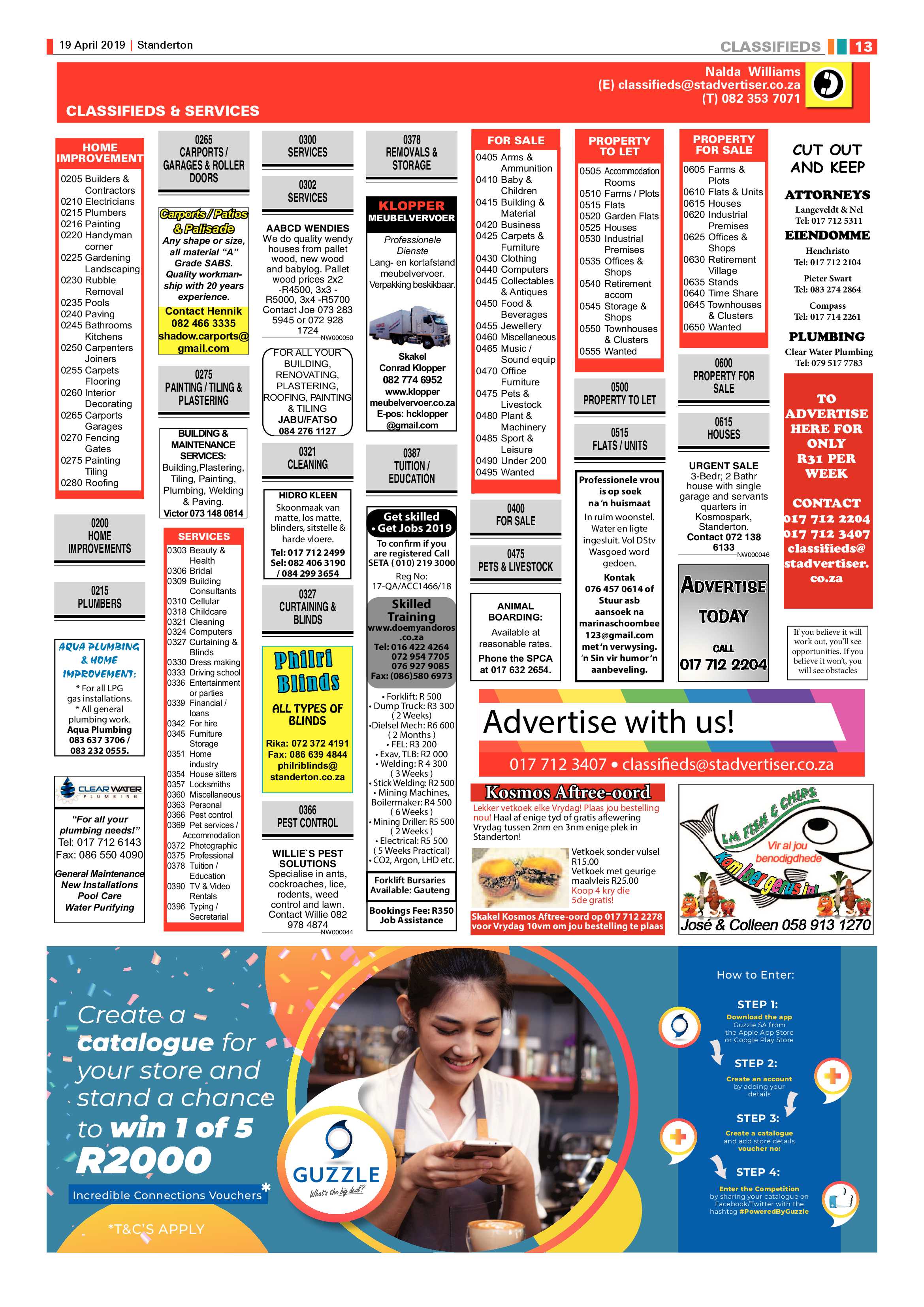 Standerton Advertiser 19 April 2019 page 25