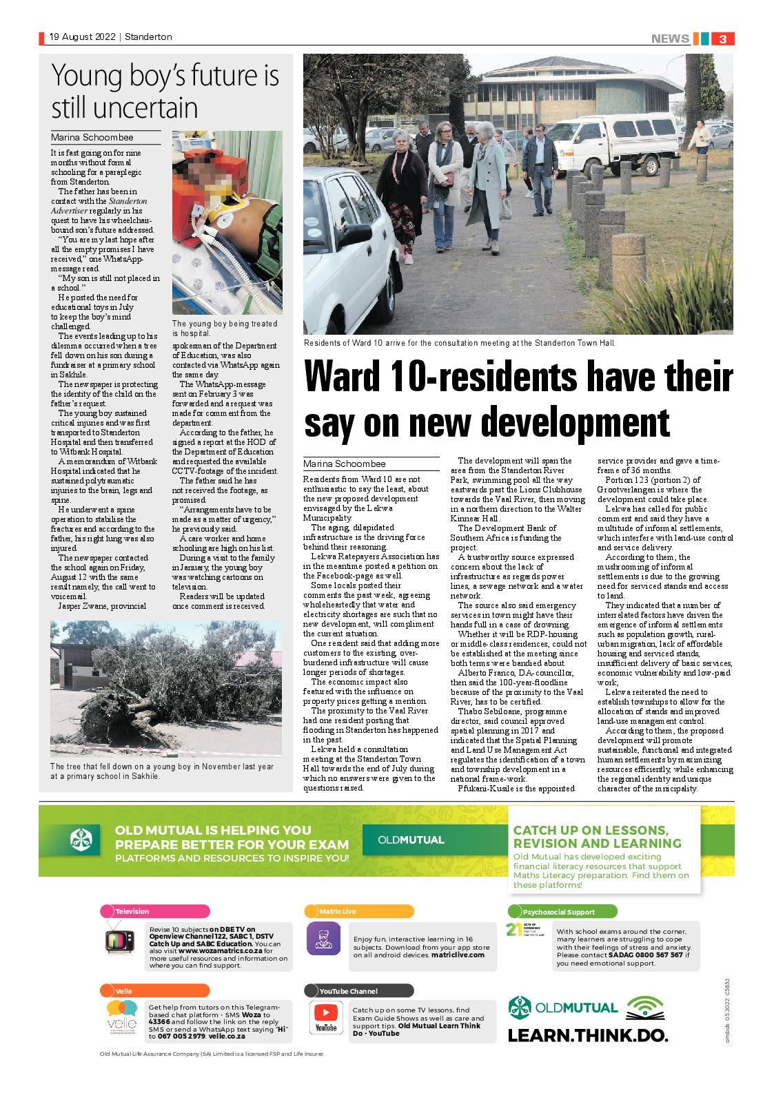 Standerton Advertiser 19 August 2022 page 3