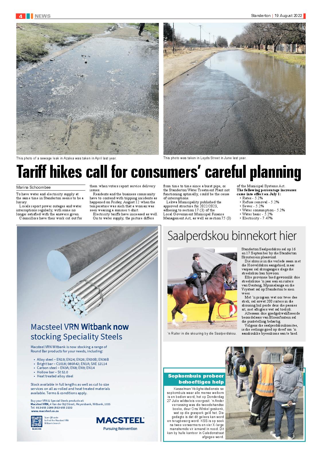 Standerton Advertiser 19 August 2022 page 4